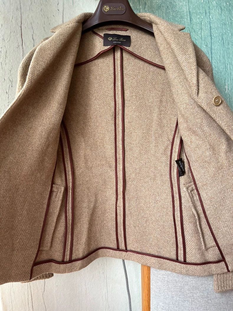 Loro Piana Loro Piana Cashmere Leather Collar Blazer- Size US S / EU 44-46 / 1 - 4 Thumbnail