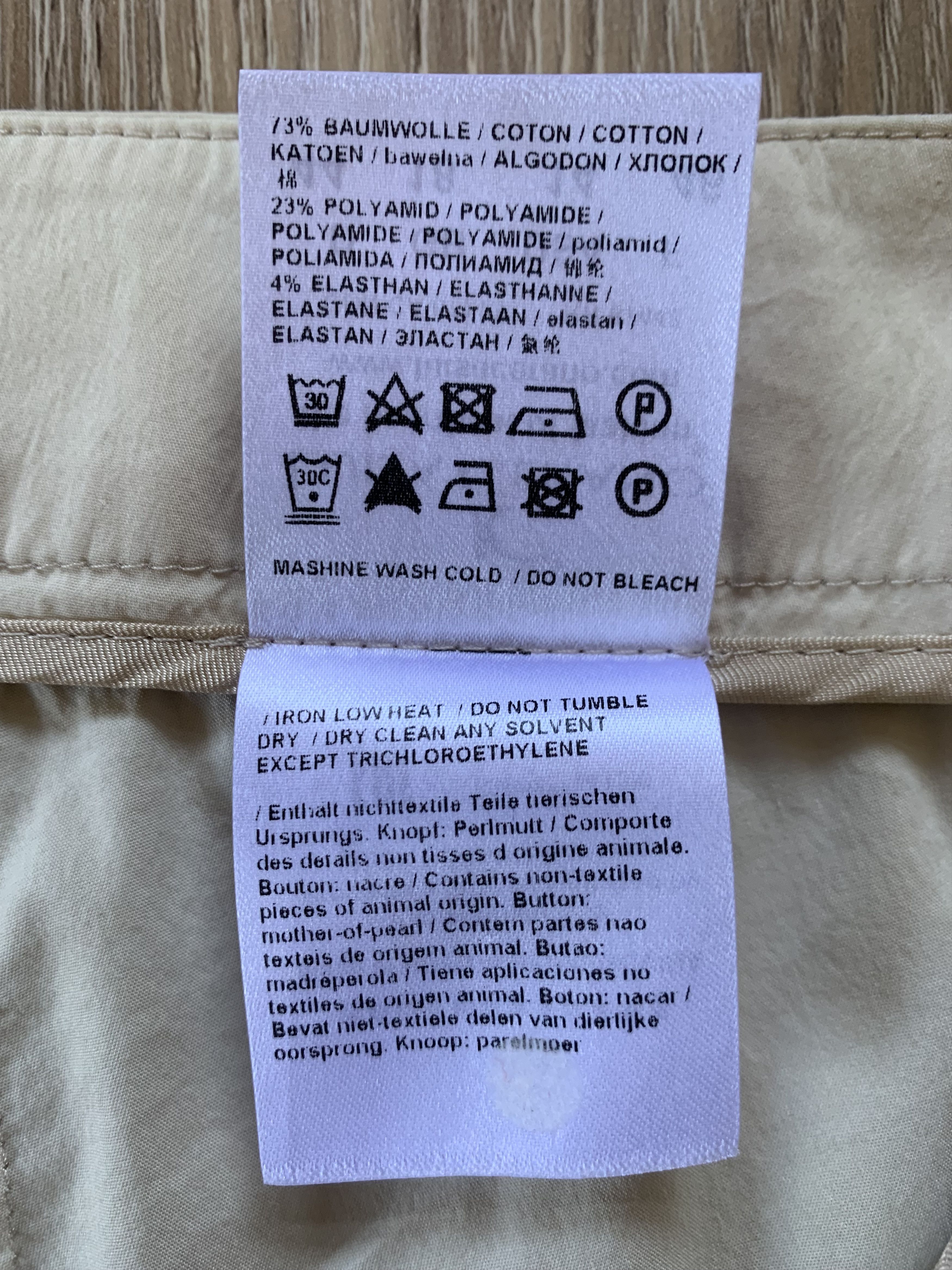 Luisa Cerano Luisa Cerano Ultra Light Beige Trousers Pants Size 34" / US 12 / IT 48 - 10 Thumbnail
