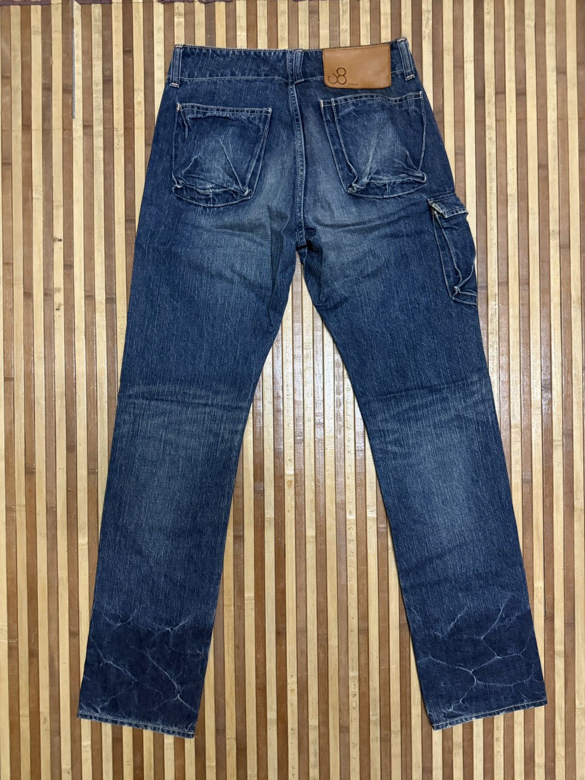 Johnbull JOHNBULL Denim Cargo Pants / Streetwear / Multipocket W28 Size US 28 / EU 44 - 6 Thumbnail