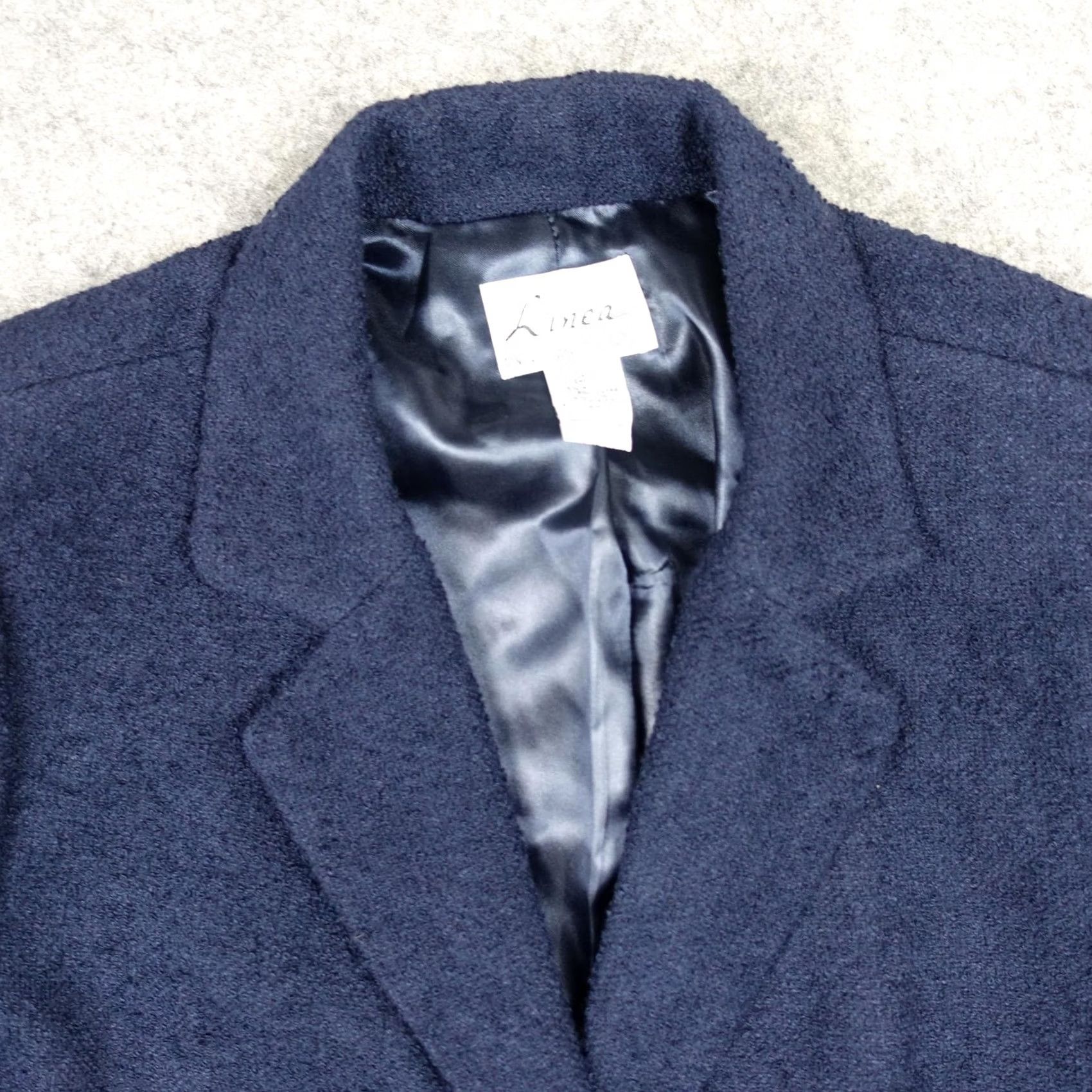 Vintage VINTAGE Linea Louis Dell Olio Blazer Jacket Womens Large Wool Boucle 3/4 Sleeve Size L / US 10 / IT 46 - 2 Thumbnail