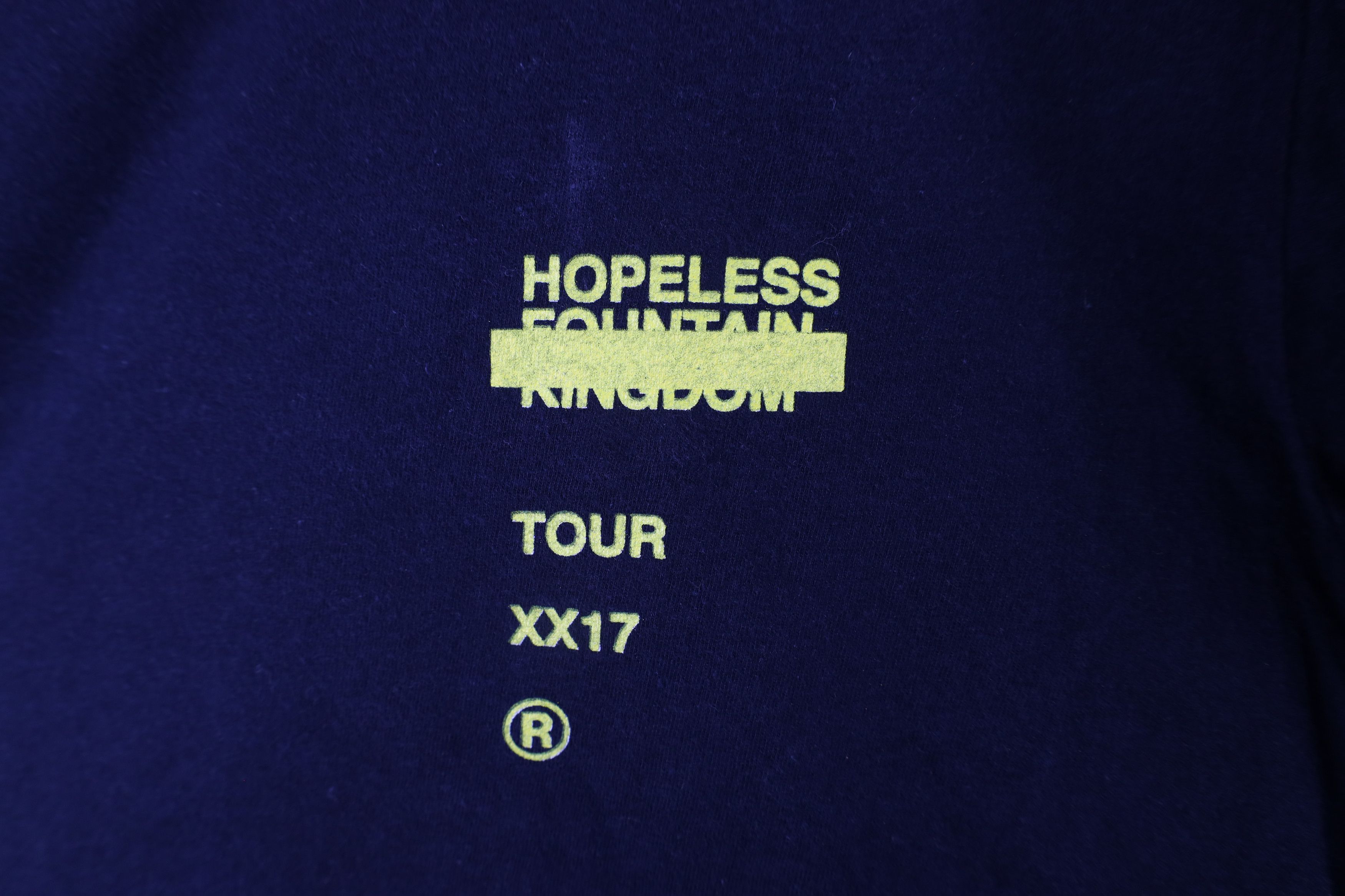 Vintage Y2K Fountain Kingdom World Tour Halsey Band T-Shirt Black Size US M / EU 48-50 / 2 - 4 Thumbnail