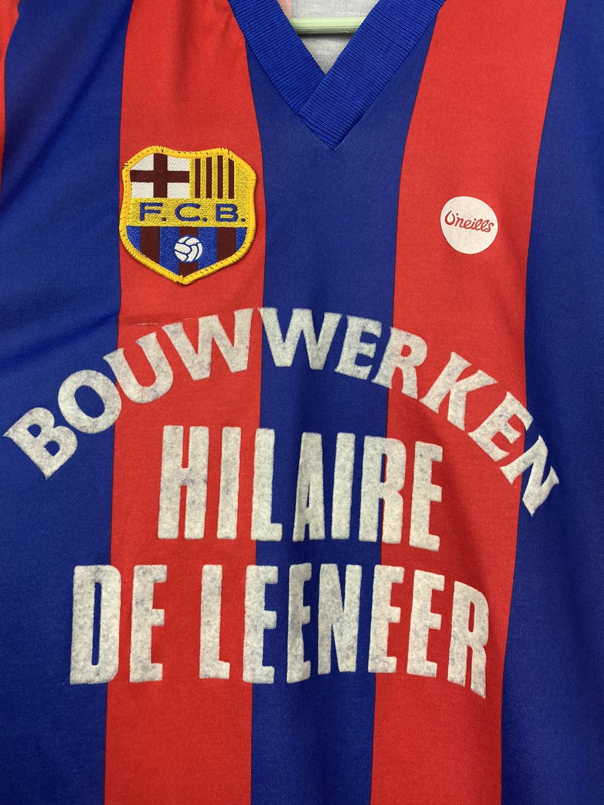 Vintage Vintage Barcelona O’Neills 70s 80s Soccer Jersey Shirt Rare Size US M / EU 48-50 / 2 - 2 Thumbnail