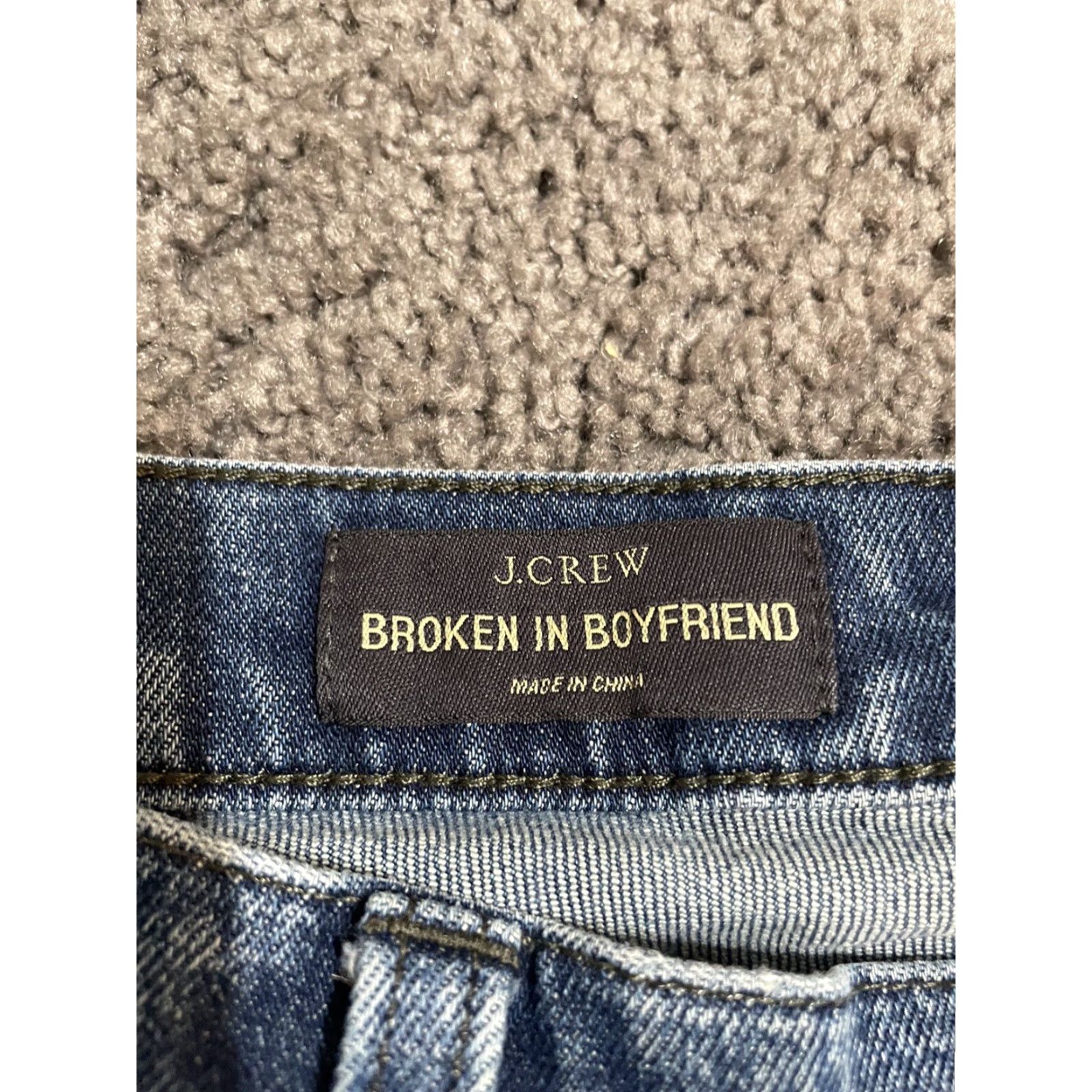 J.Crew VINTAGE J.CREW Jeans Boyfriend Slim 25 Mid Denim 28x28 90s Blue Womens Jeans Size 42" / US 20 - 5 Thumbnail