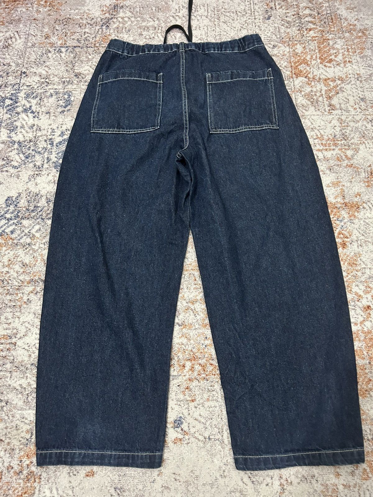 GU × Japanese Brand × Yohji Yamamoto Gu japan Wide Leg Baggy Jeans Yohji style Size US 30 / EU 46 - 4 Thumbnail