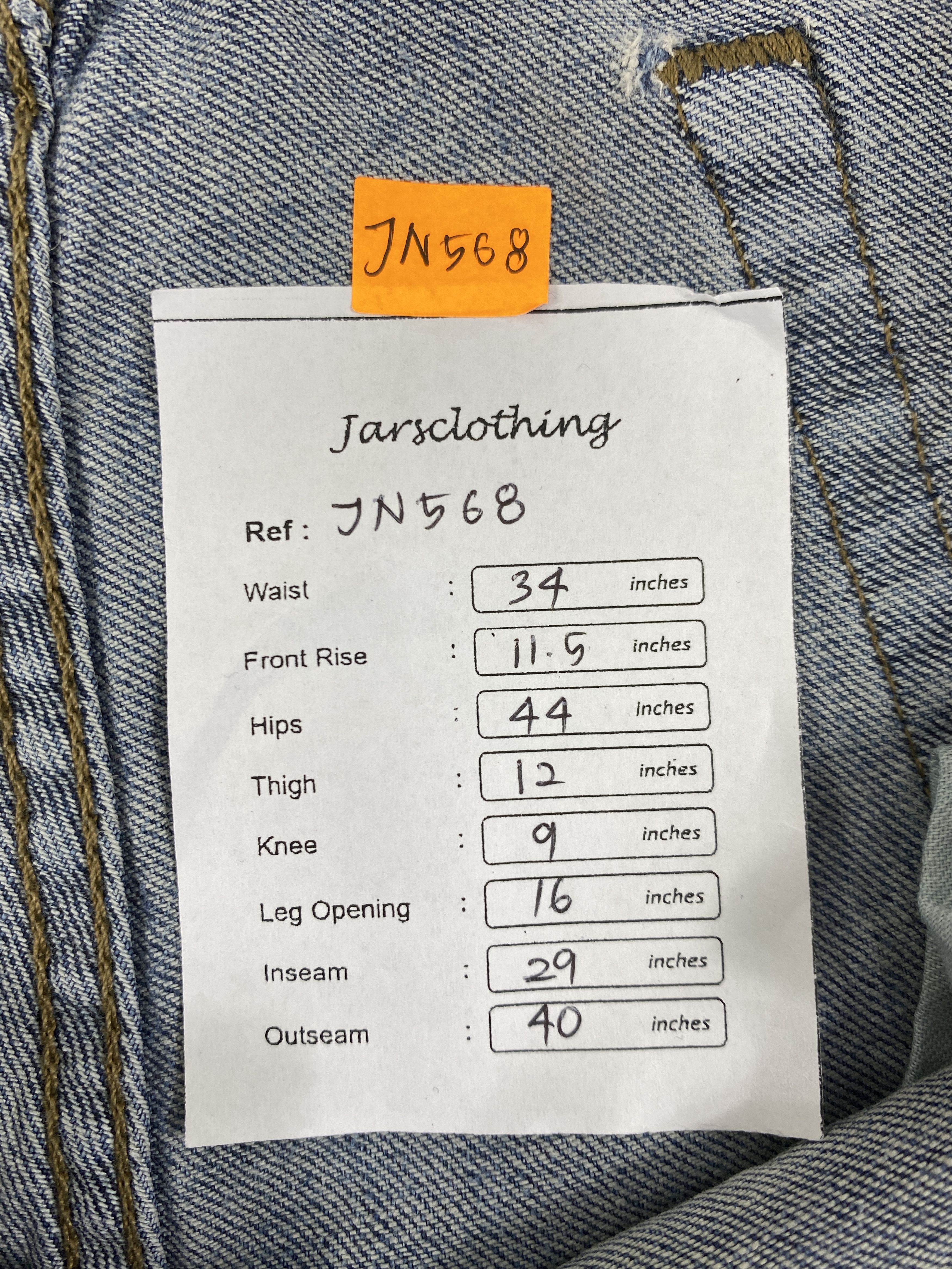 Levi's Vintage Levi's Distressed Denim 34 x 29 -JN568 Size US 34 / EU 50 - 8 Thumbnail