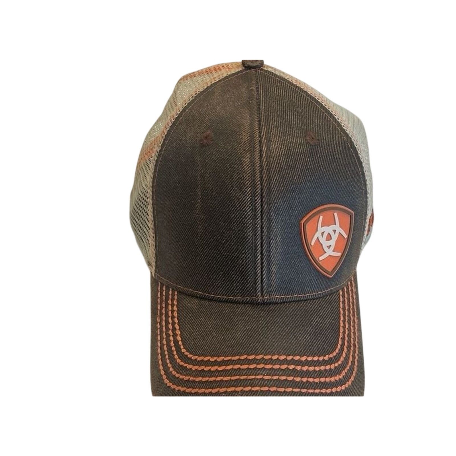 Ariat Ariat Oilskin Patch Logo Trucker Hat Size ONE SIZE - 4 Thumbnail