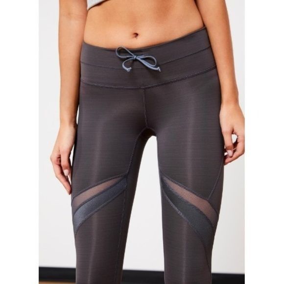 Free People Free People Pewter Mid-Rise Ankle Length Leggings Size 26" / US 2 / IT 38 - 3 Thumbnail