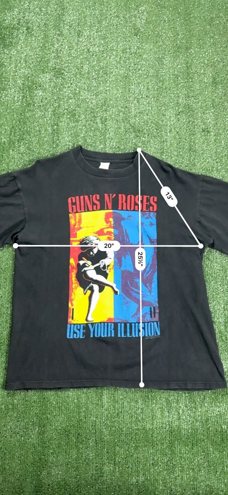 Other Vintage Grail Guns N’ Roses 1992 Use Your Illusion Tour Tee. Size US L / EU 52-54 / 3 - 8 Thumbnail