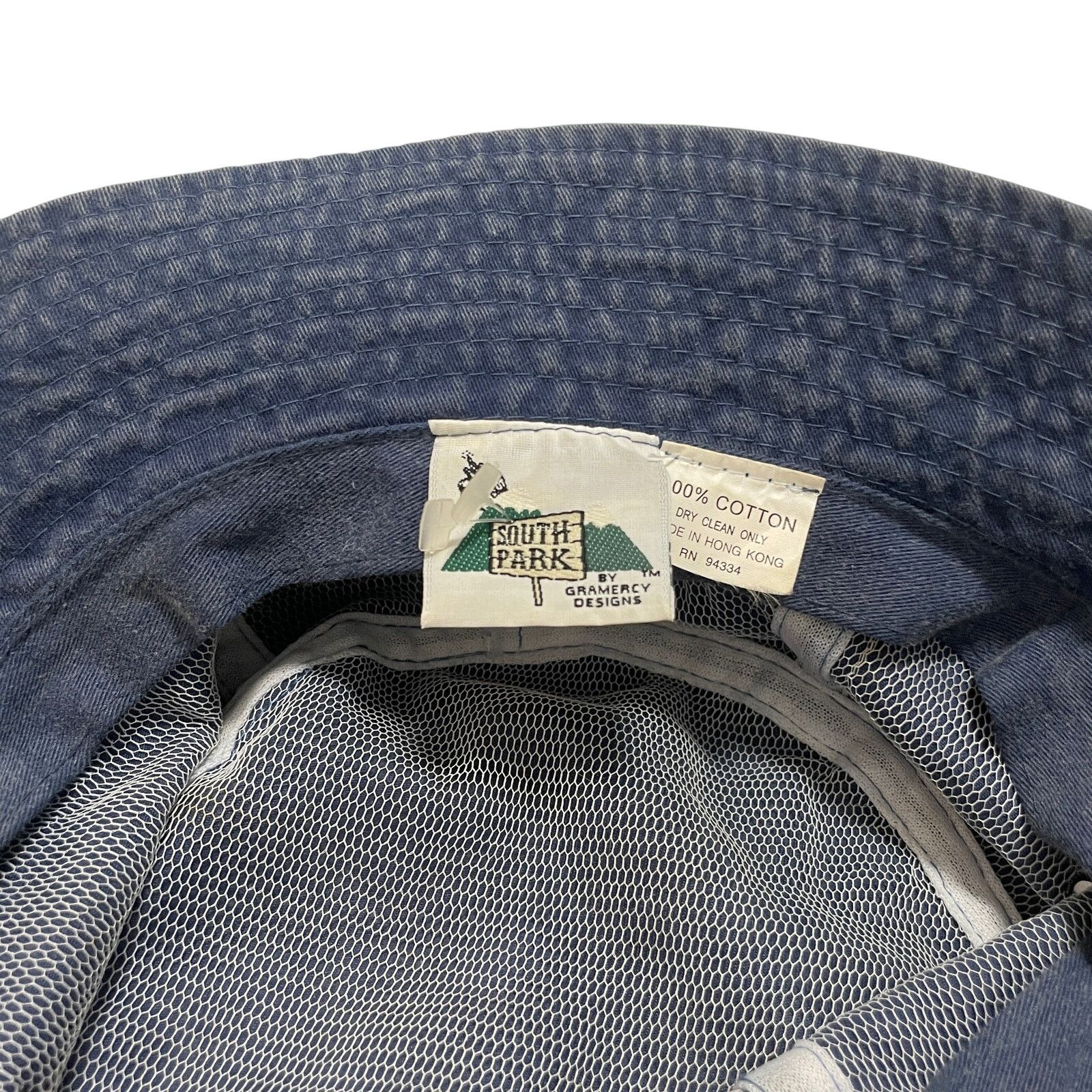 Vintage VTG 90s 1998 South Park Comedy Central Kenny Blue Bucket Hat Size ONE SIZE - 6 Thumbnail