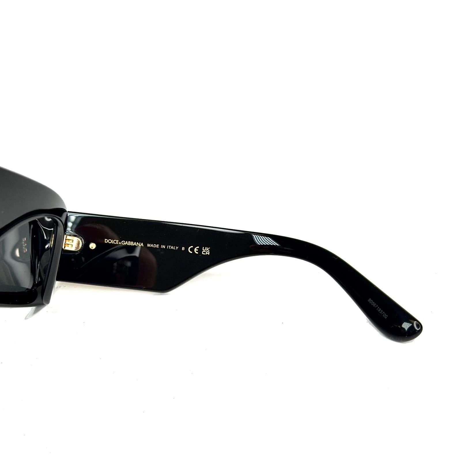 Dolce & Gabbana DOLCE & GABBANA 4416 Black Geometric Narrow Sunglass DG4416 Size ONE SIZE - 6 Thumbnail