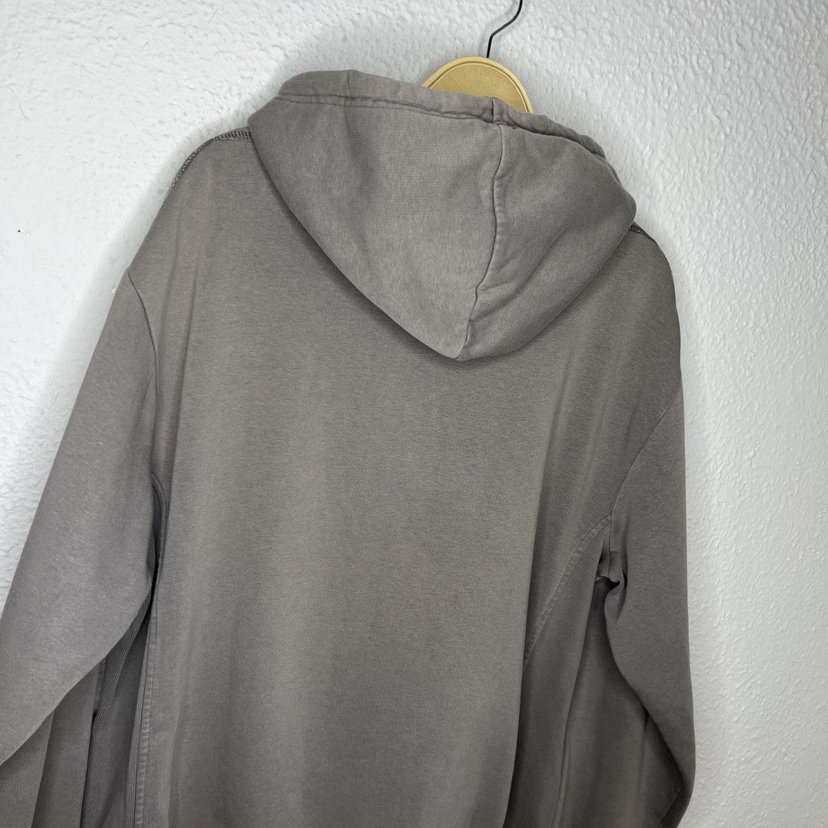 Nike Vintage Nike Hoodie Big Spellout Logo Swoosh Grey Faded 90s Size US XL / EU 56 / 4 - 8 Thumbnail