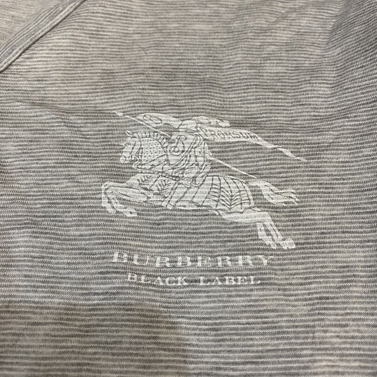 Burberry Vintage 1990s Burberry Black Label Half Button Long Sleeve Size US L / EU 52-54 / 3 - 6 Thumbnail