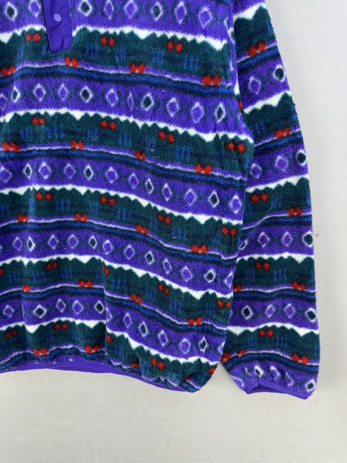 L.L. Bean Vintage 90’s L.L Bean Geo Print Fleece Pullover Jacket Size US M / EU 48-50 / 2 - 3 Thumbnail