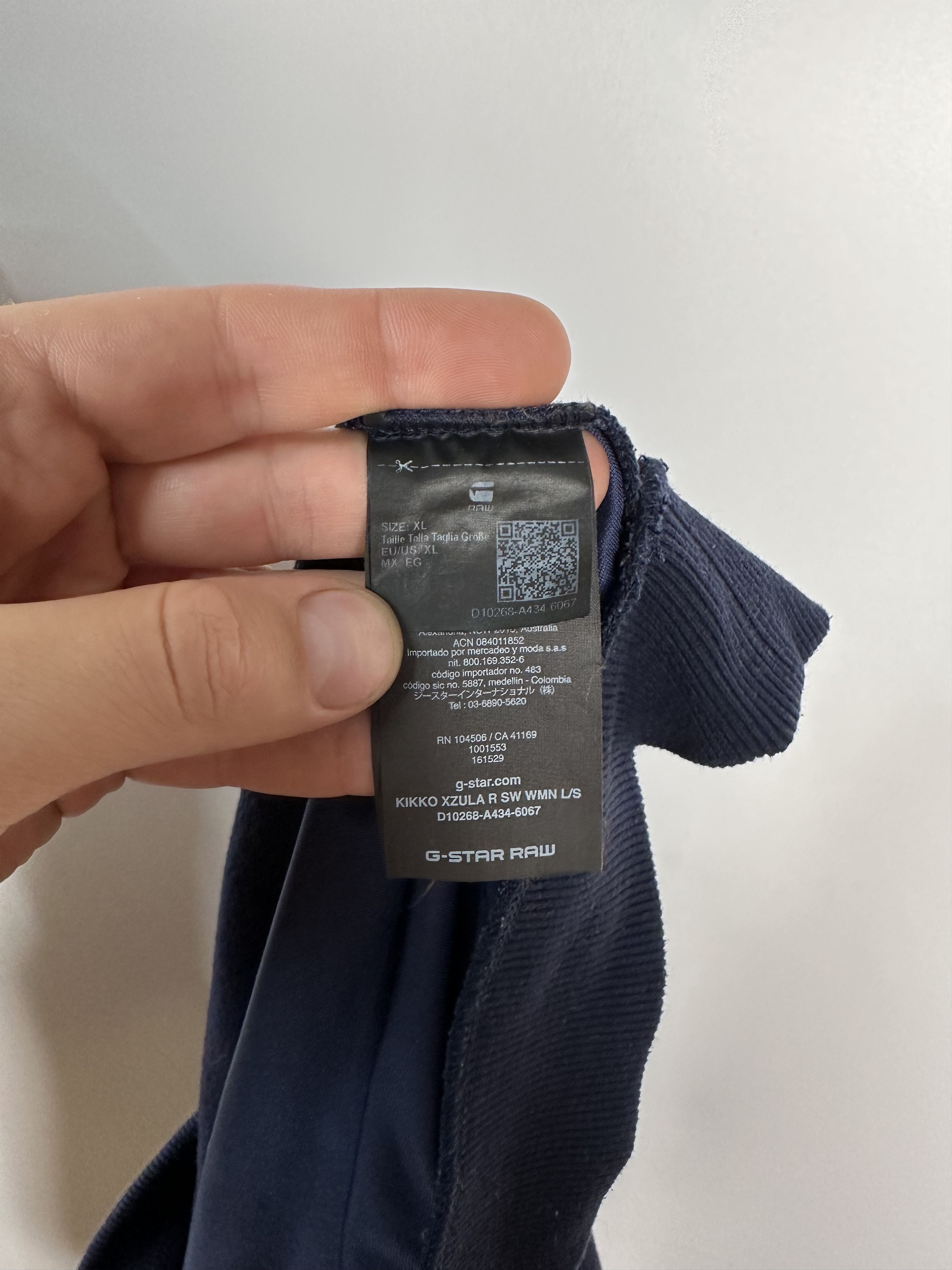 G-Star G-STAR RAW Sweatshirt Crewneck Jumper Blue Womens Size XL Size XL / US 12-14 / IT 48-50 - 10 Thumbnail