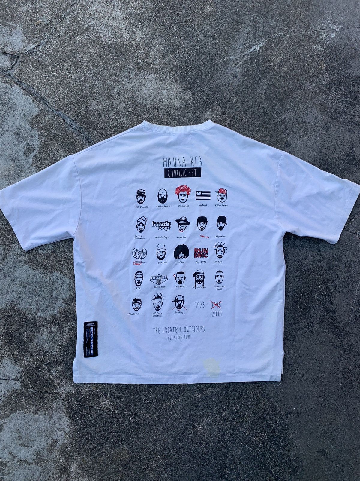 Band Tees × Designer My Heros Forever Hip-Hop MA UNA KEA C1400-FT Y2K Style Size US L / EU 52-54 / 3 - 6 Thumbnail