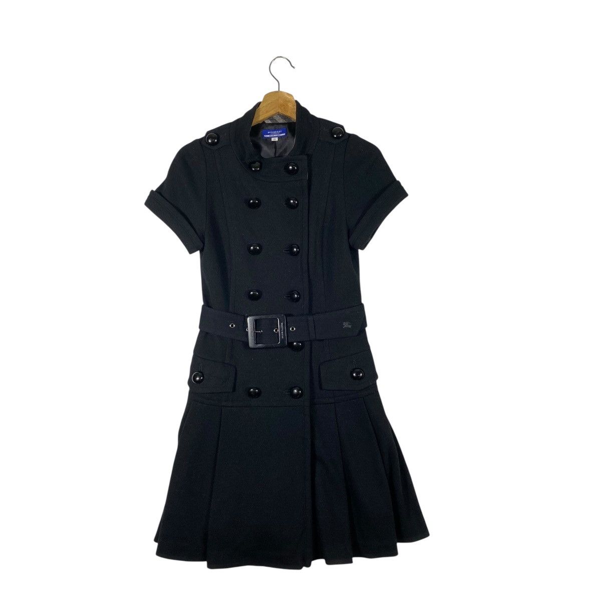 Burberry Burberry Blue Label Dress Wool Button Size 38 Black Color Size XS / US 0-2 / IT 36-38 - 1 Thumbnail