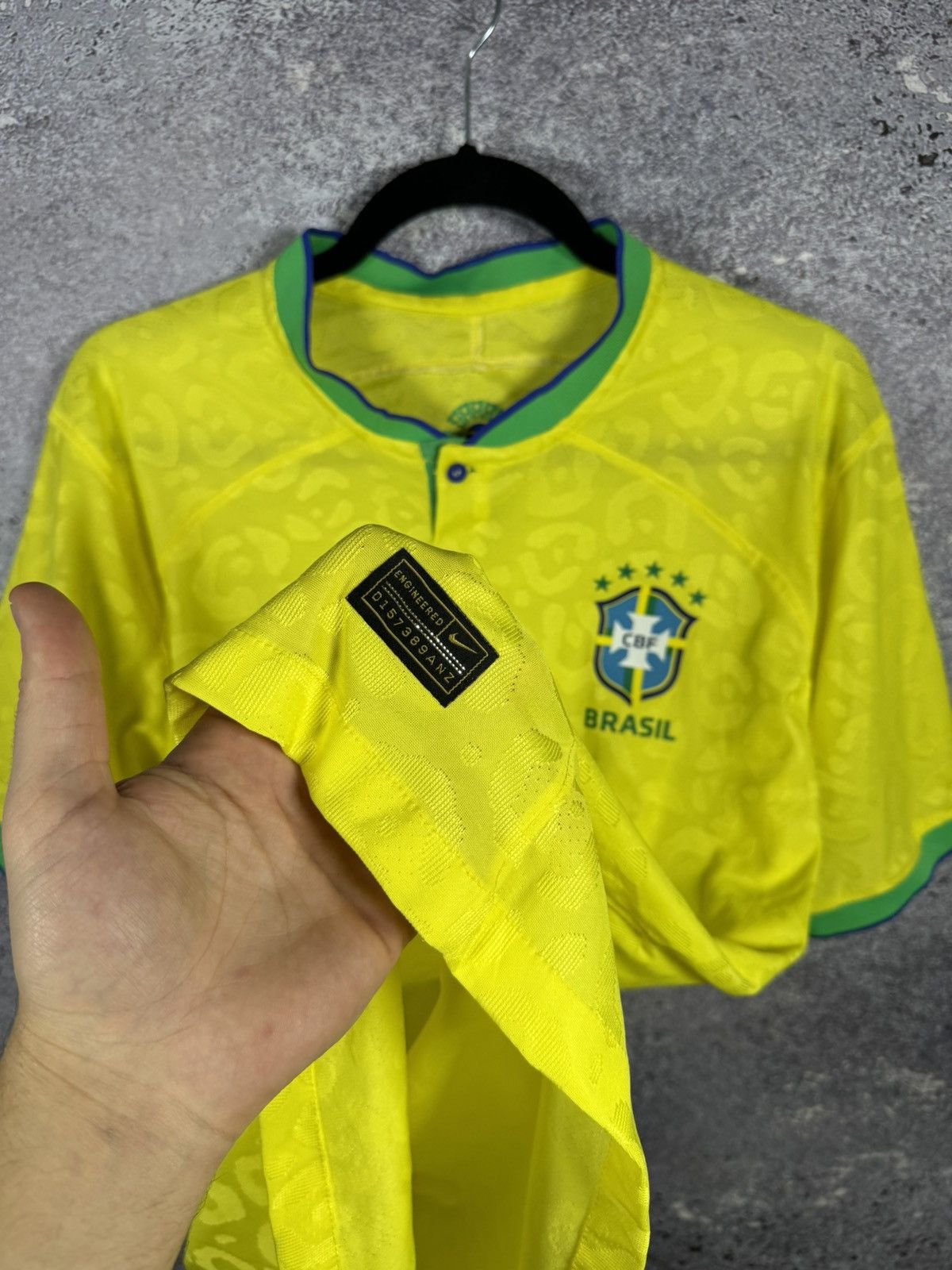 Nike × Vintage Vintage Brazil National Team 2022 Nike Soccer Jersey 2XL Size US XXL / EU 58 / 5 - 10 Thumbnail