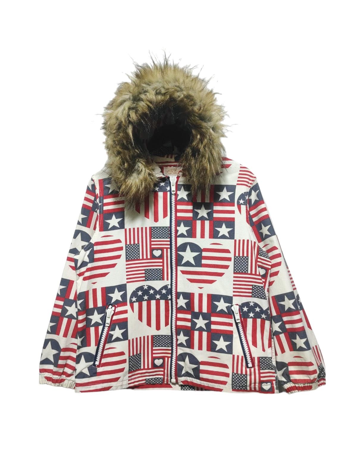 Beams Plus Beams Boy America Flag Fur Hoodie IfSixWasNine LGB style Size US S / EU 44-46 / 1 - 1 Thumbnail