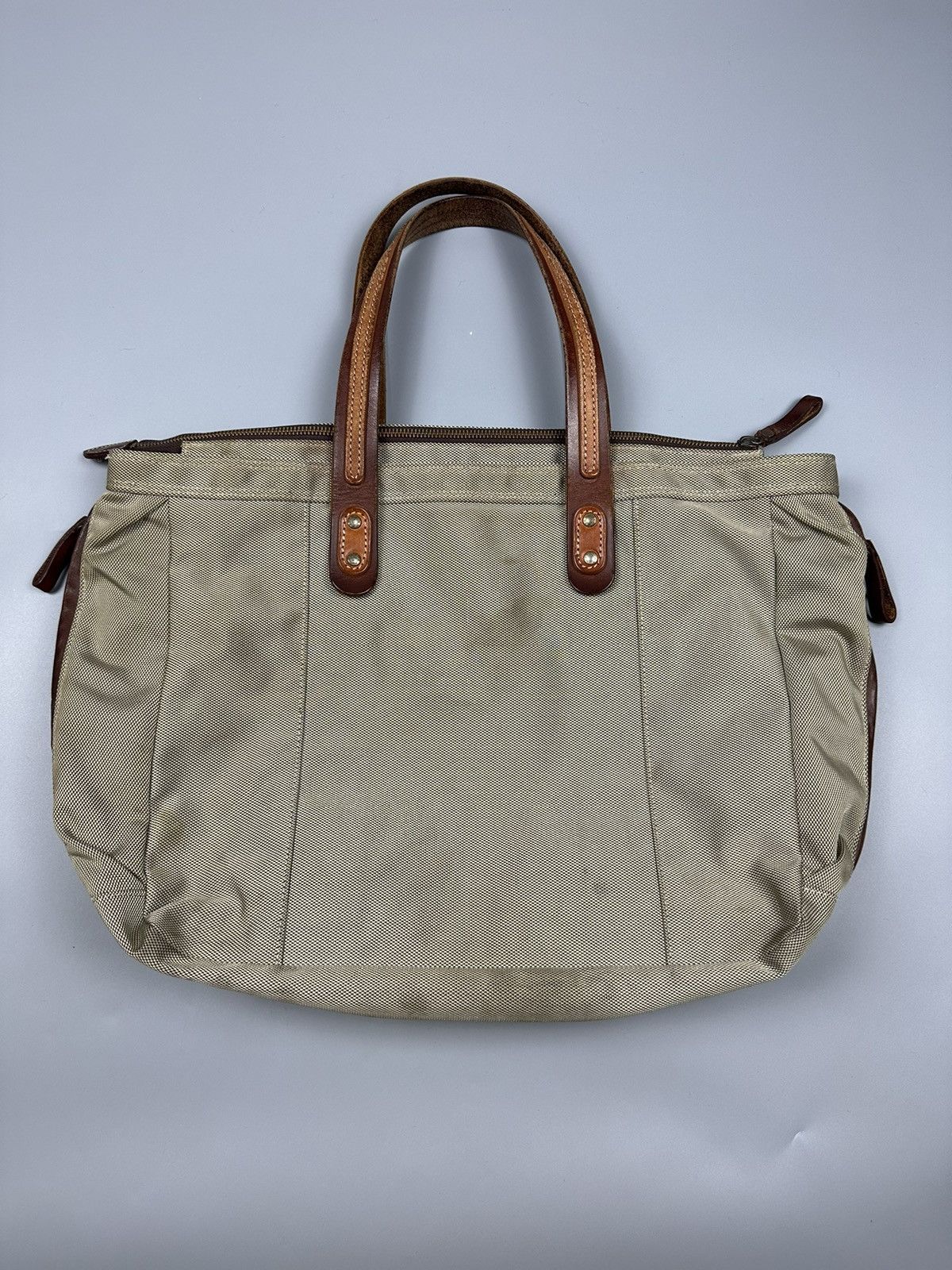 Leather × MasterPiece Vintage Masterpiece Chef Doeuvre Leather Tote Bag Size ONE SIZE - 3 Thumbnail
