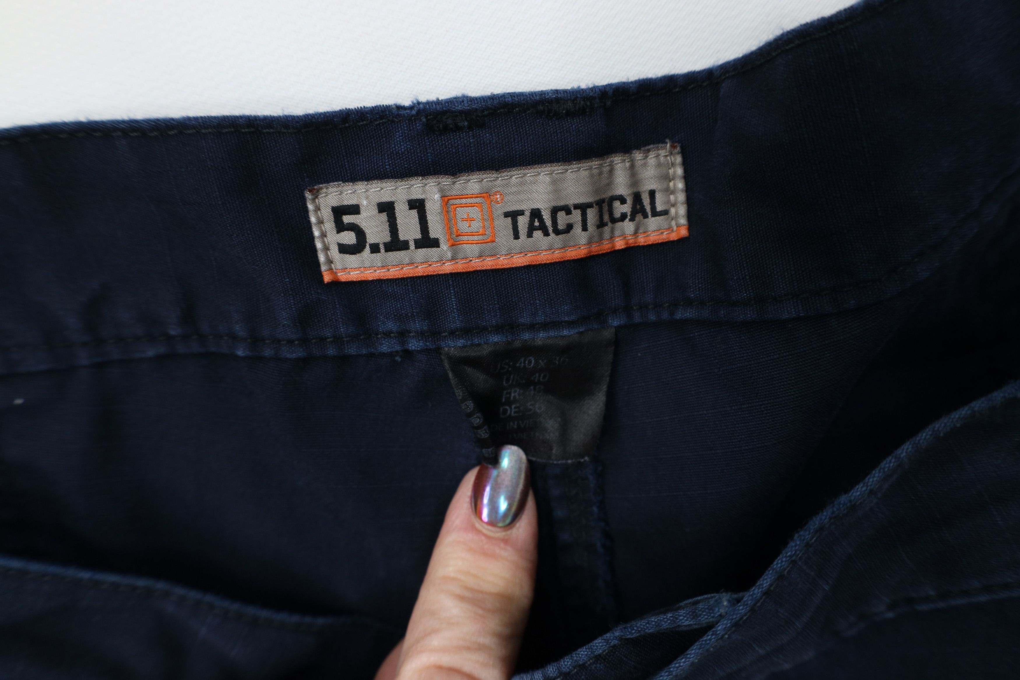Vintage 5.11 Tactical Series Taclite Pro Ripstop Cargo Pants Blue Size US 40 / EU 56 - 7 Thumbnail