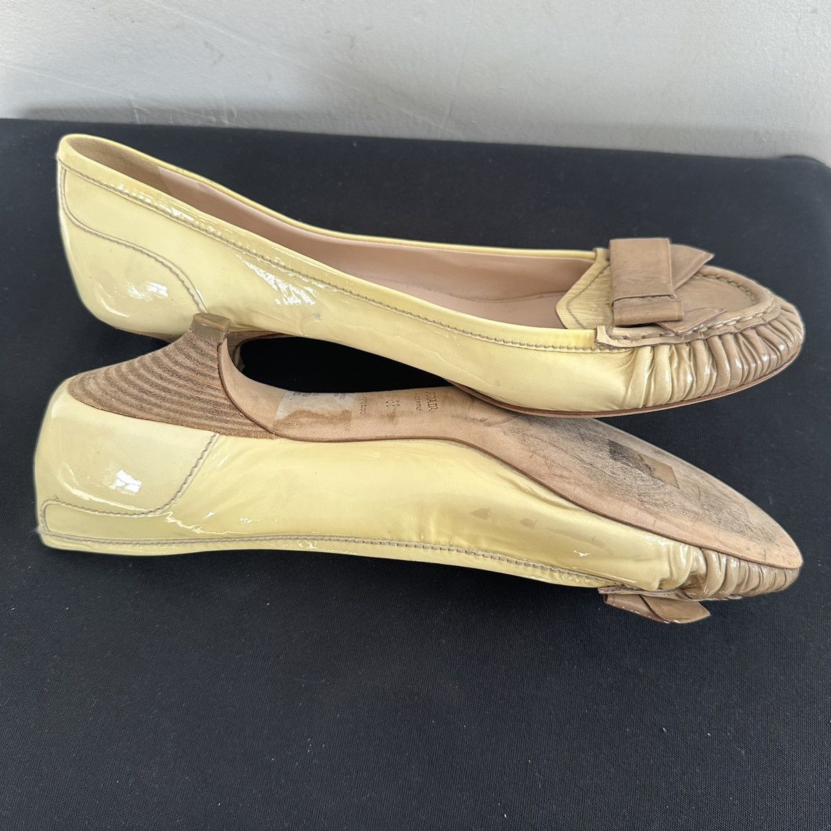 Prada Prada small heel Ballet Flats Shoes Vintage 2000s Retro Rare Size US 8 / IT 38 - 13 Thumbnail