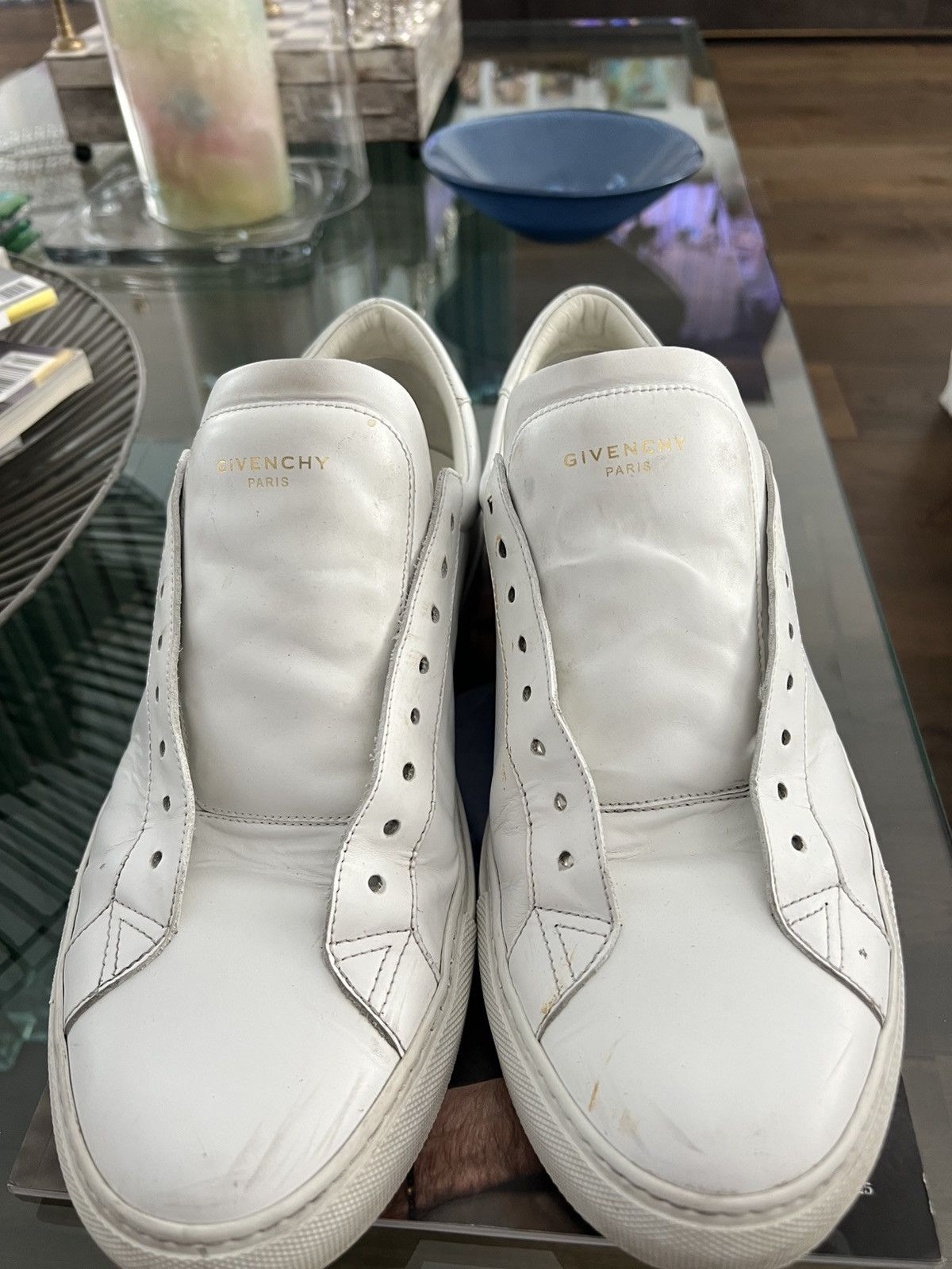 Givenchy Givenchy Urban Street White Leather Sneaker Size US 10 / EU 43 - 2 Thumbnail