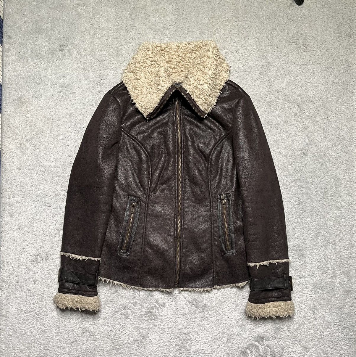 Vintage Vintage Y2K Basic Light Jacket Fake Leather Avant Garde Size M / US 6-8 / IT 42-44 - 1 Thumbnail