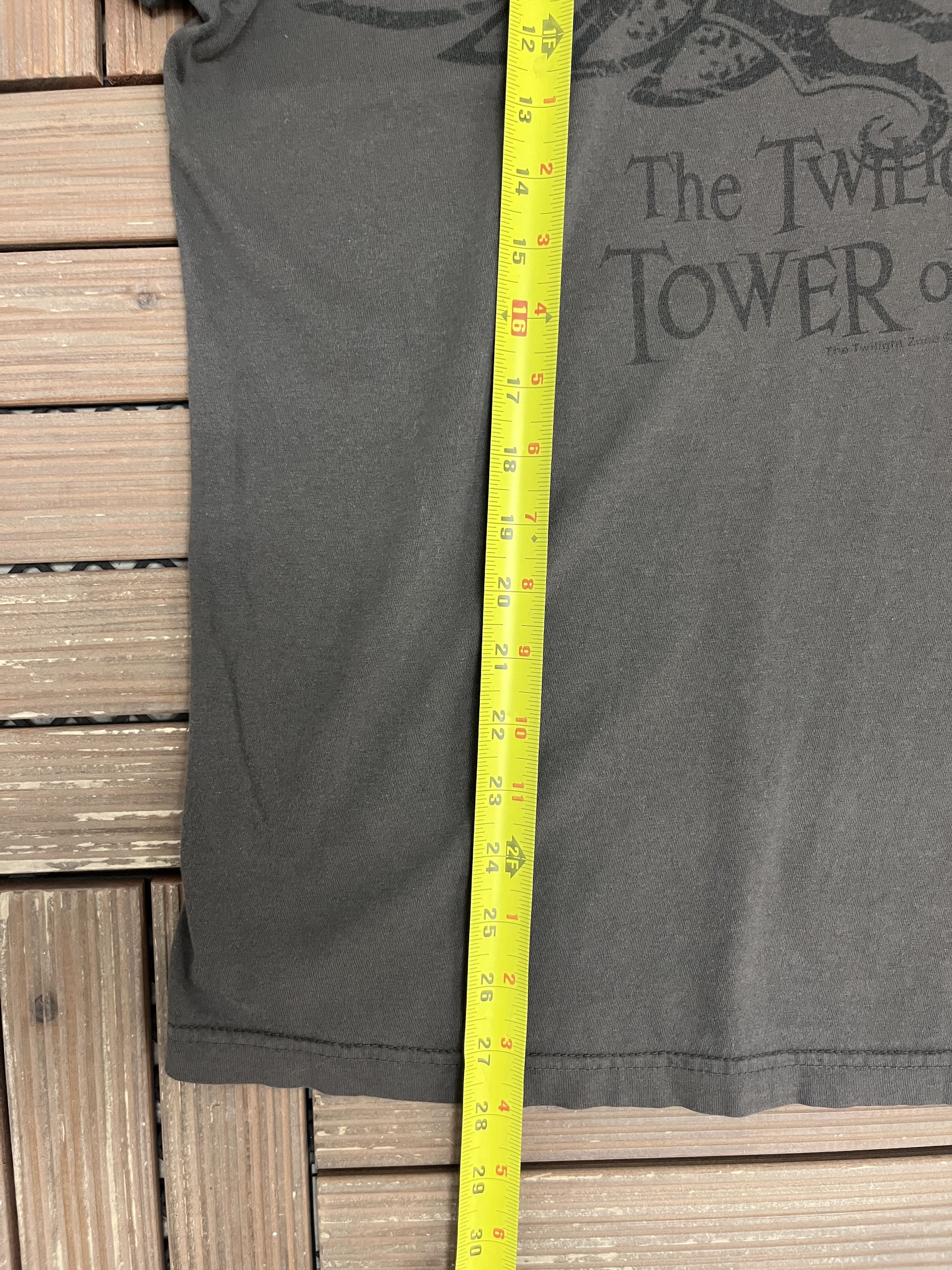 Vintage Twilight Zone Tower Of Terror Vintage Grey T-Shirt Tee Size US XL / EU 56 / 4 - 7 Thumbnail