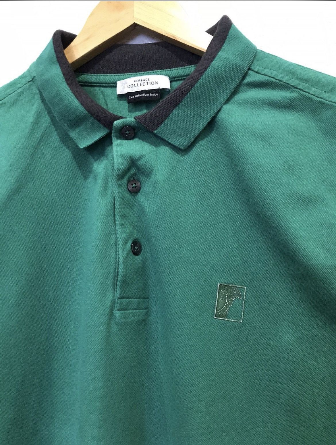 Designer Versace Collection designer luxury polo tee Size US M / EU 48-50 / 2 - 2 Thumbnail