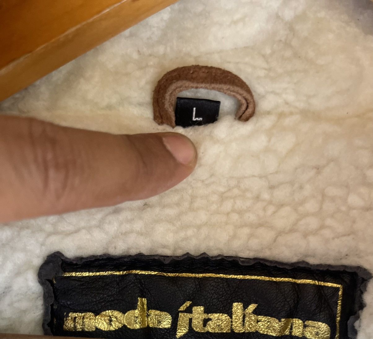 Vintage 90s Moda italiana Dragon Trading Suede Leather Jacket Size US L / EU 52-54 / 3 - 3 Thumbnail