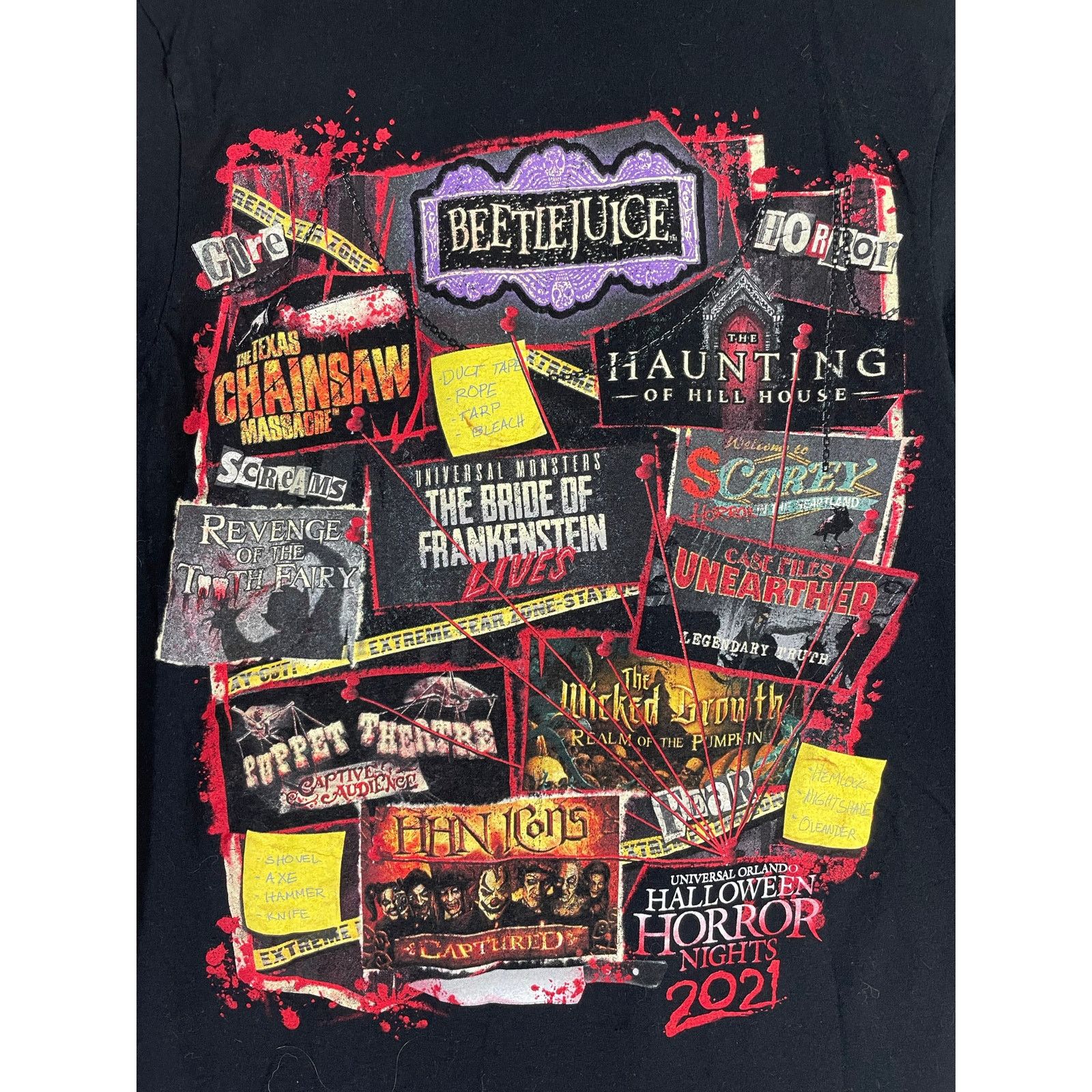 Universal Studios Universal Studios Halloween Horror Nights T-Shirt Men's S Size US S / EU 44-46 / 1 - 5 Thumbnail