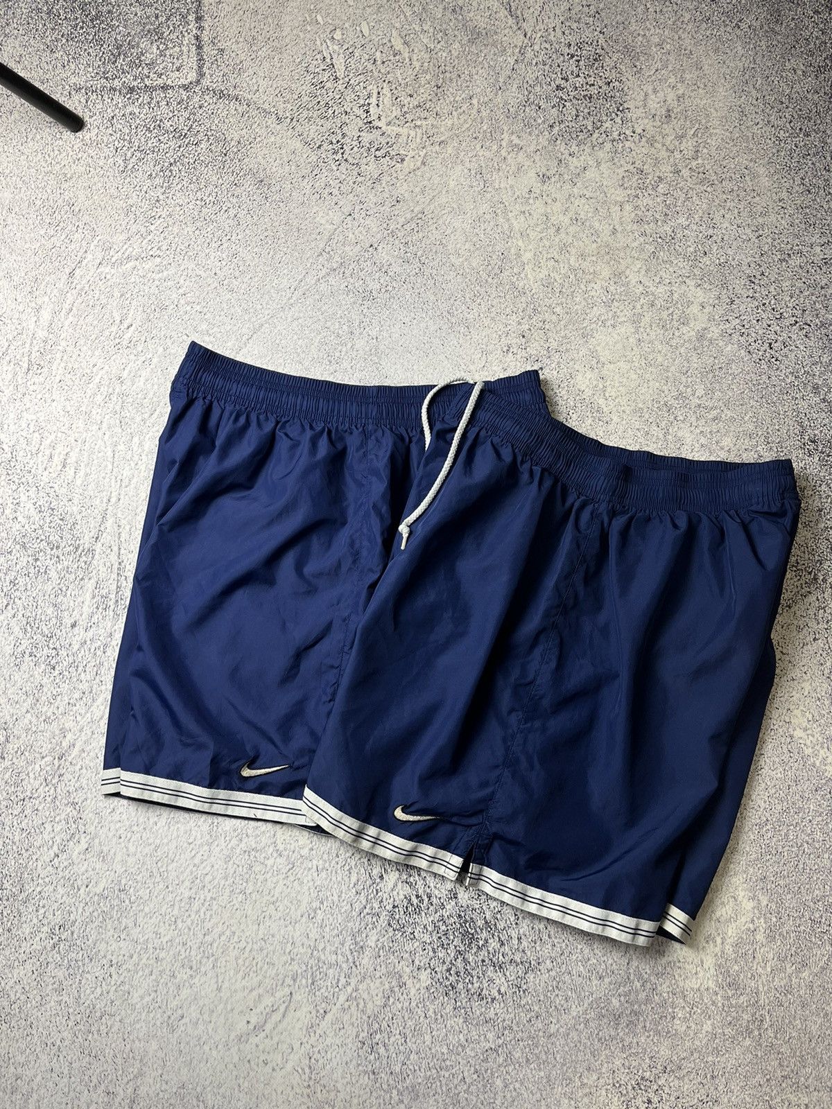 Nike Vintage Blue Nylon Shorts Nike Streetwear size XL Size US 36 / EU 52 - 18 Thumbnail