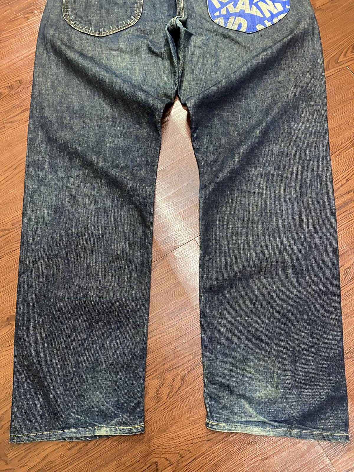 Nitraid Vintage Nitraid Underground Black Denim Selvedge Jeans Size US 37 - 6 Thumbnail