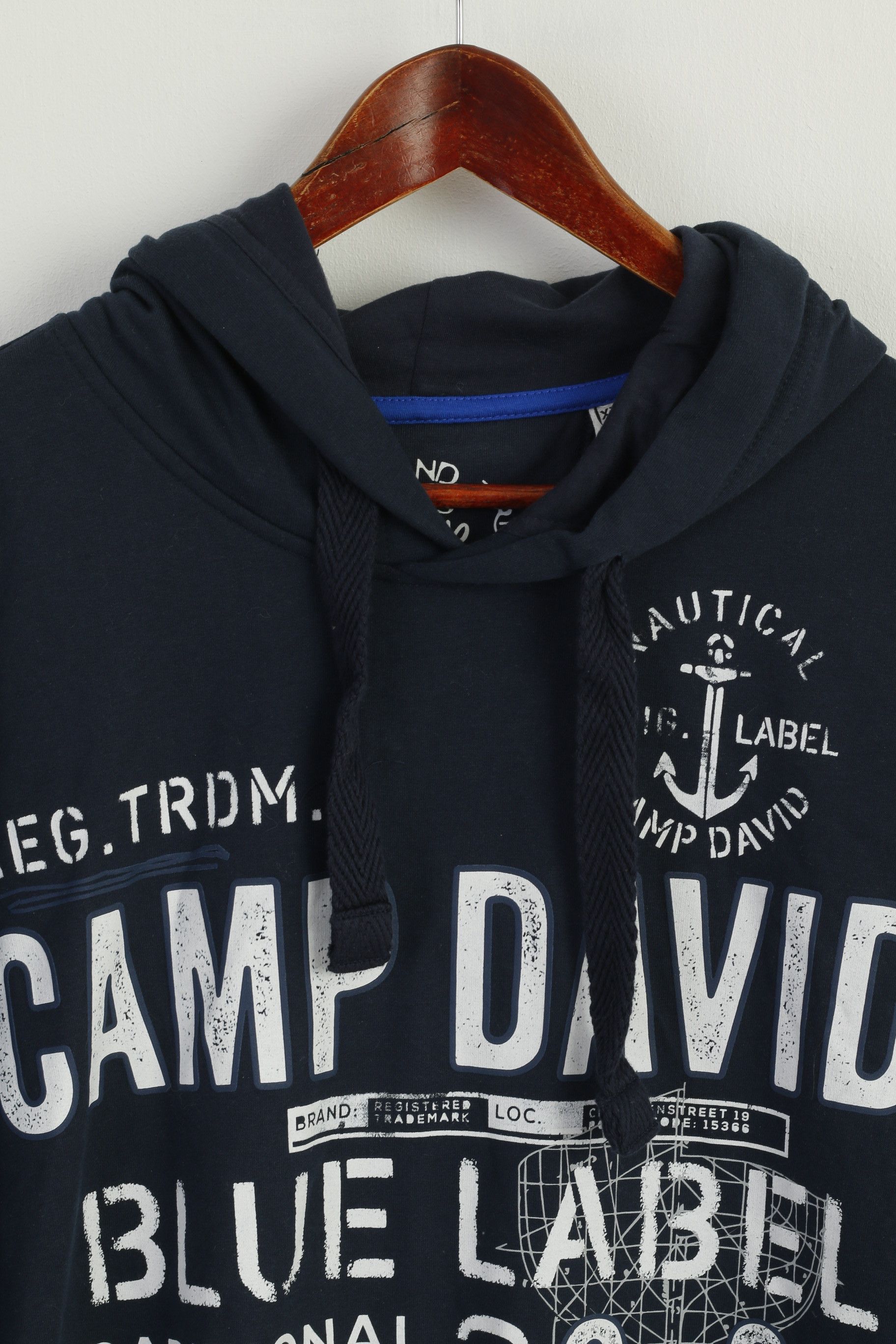 Camp David New Camp David Men XXL Sweatshirt Navy Soft 7764 Size US XXL / EU 58 / 5 - 2 Thumbnail