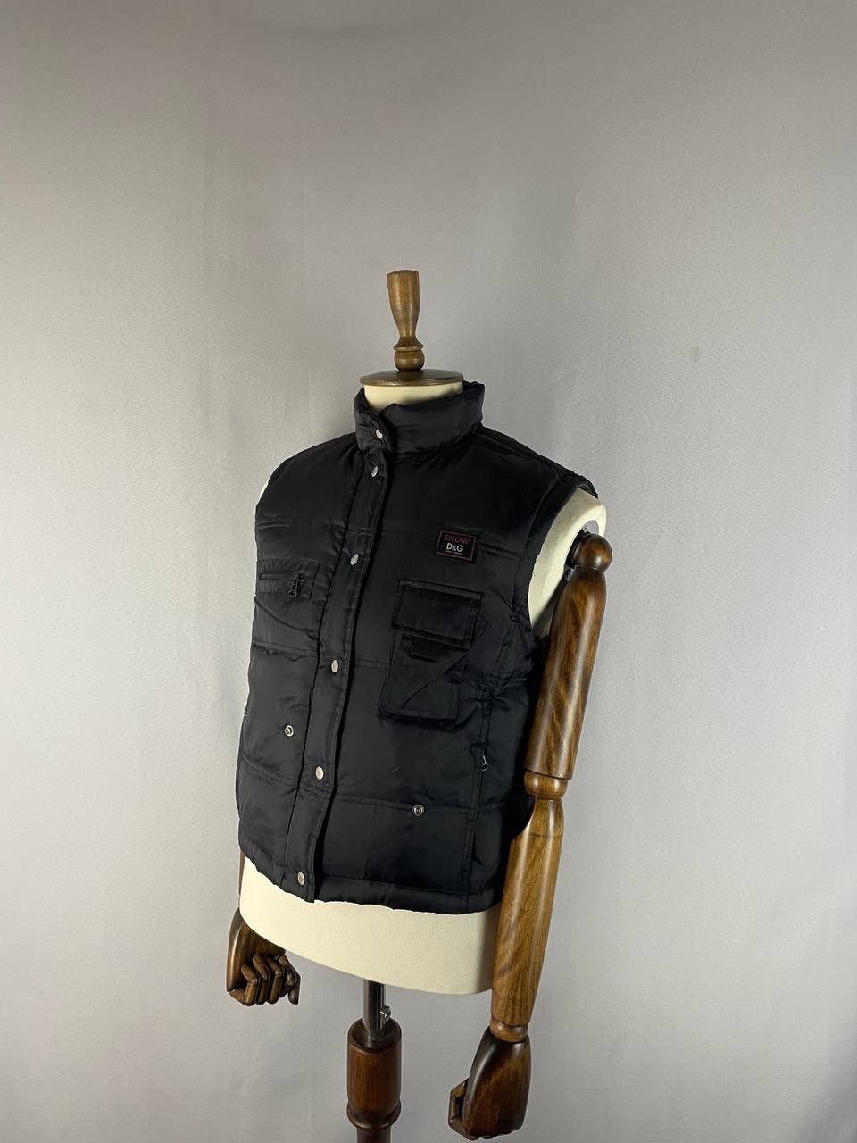 Dolce & Gabbana Dolce&Gabbana Vest Black Jacket Snow Size US S / EU 44-46 / 1 - 1 Thumbnail