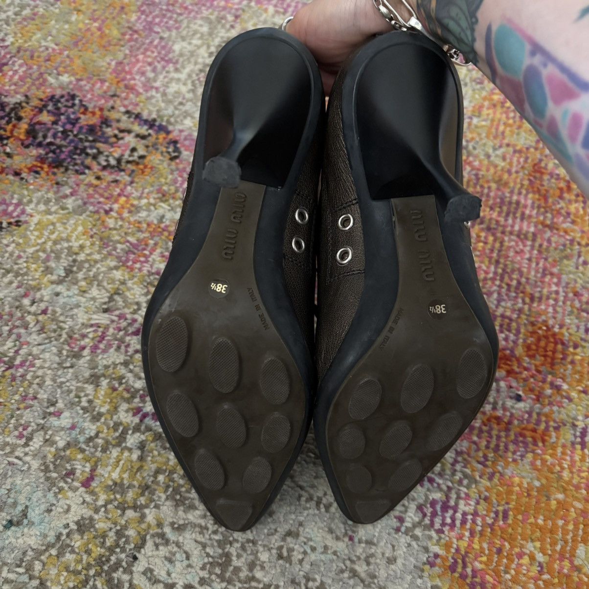 Miu Miu Rare FW1999 miu miu shoes Size US 7 / IT 37 - 4 Thumbnail
