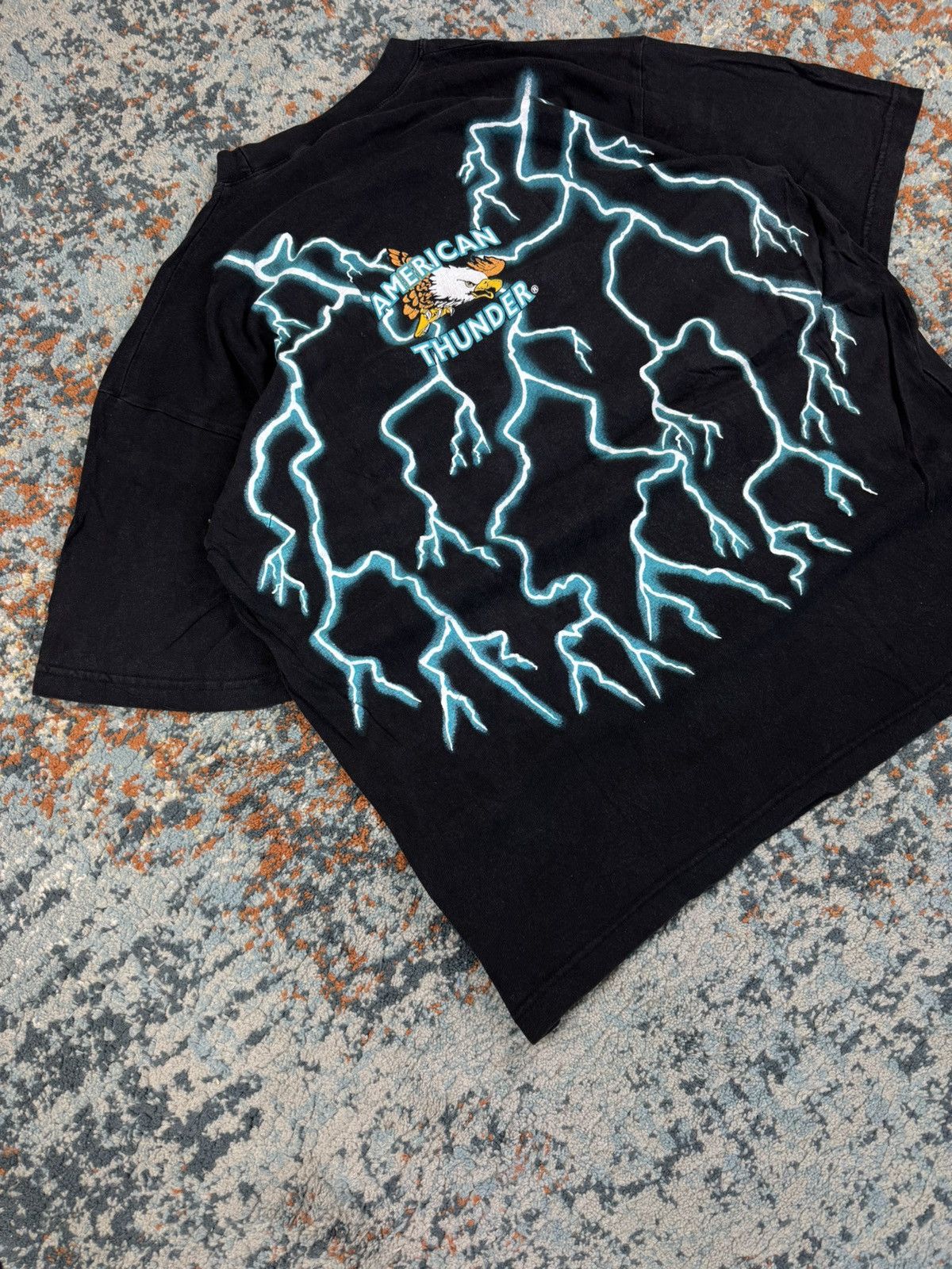 Vintage Vintage 90s American Thunder Cherokee tribe all over print Size US XL / EU 56 / 4 - 4 Thumbnail