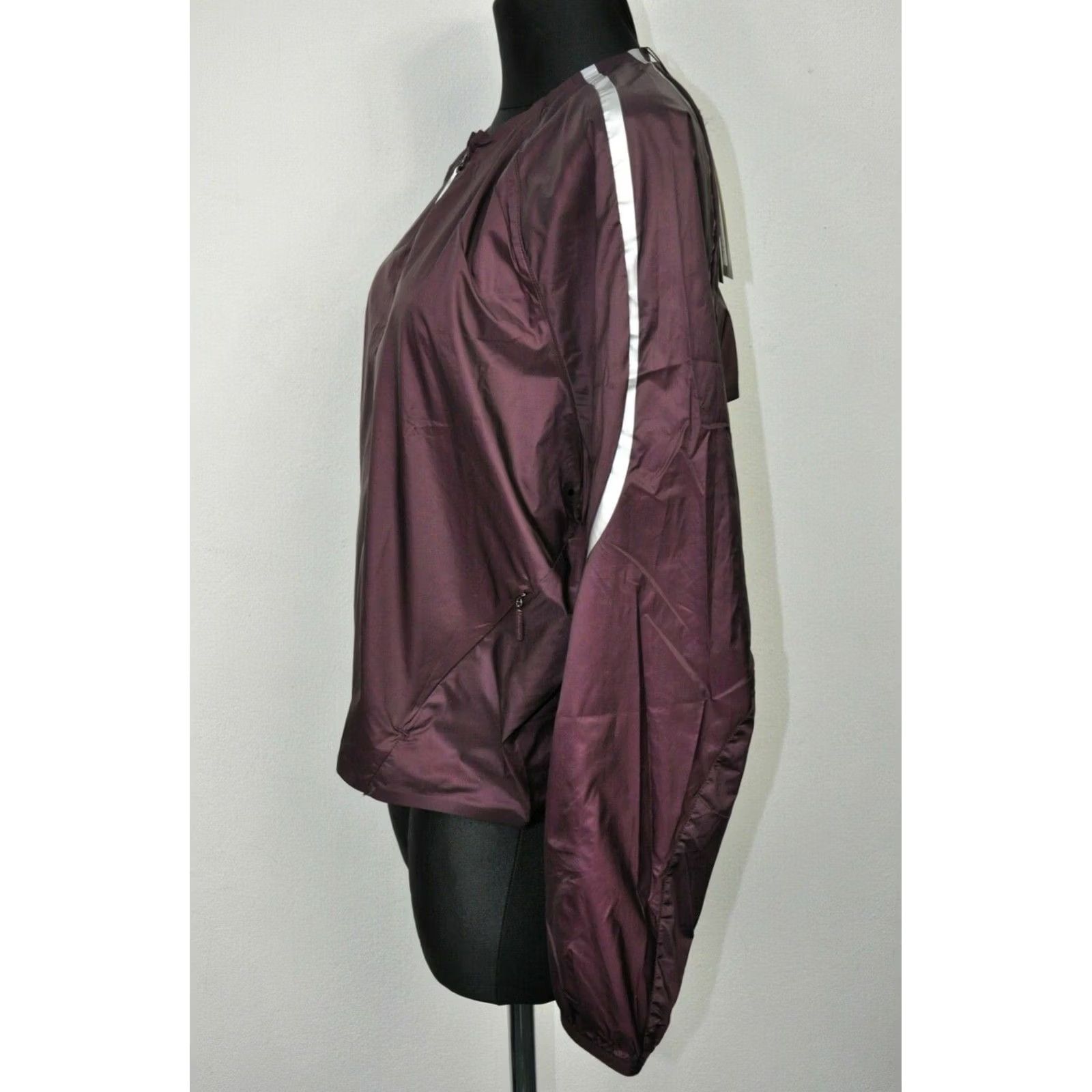 Stella McCartney adidas by Stella McCartney Run Light Jacket Women's M Windbreaker Jacket Purple Logo Activewear 100% Polyester Zip Womens Size M / US 6-8 / IT 42-44 - 3 Thumbnail