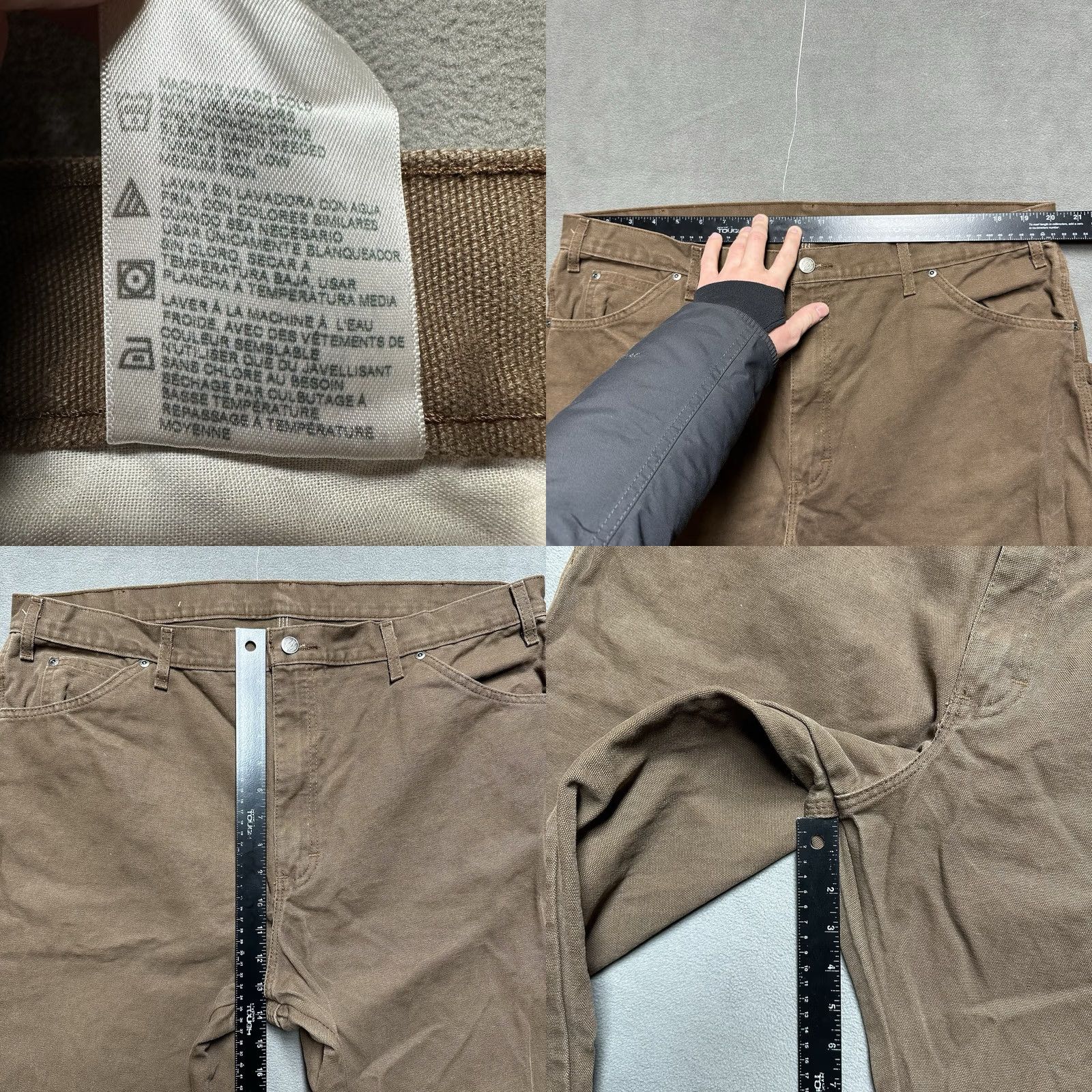 Dickies Dickies Carpenter Pants Men 40x30 Brown Work Canvas Painter EUC Size US 40 / EU 56 - 8 Thumbnail