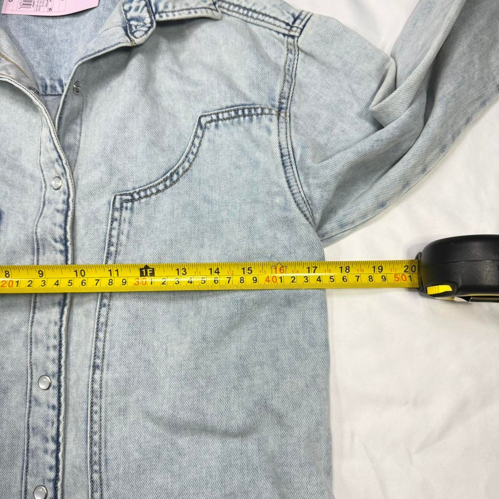 & Other Stories Wild Fable Women's Long Sleeve Oversized Western Denim Shirt Size XXS / US 00 / IT 34 - 6 Thumbnail