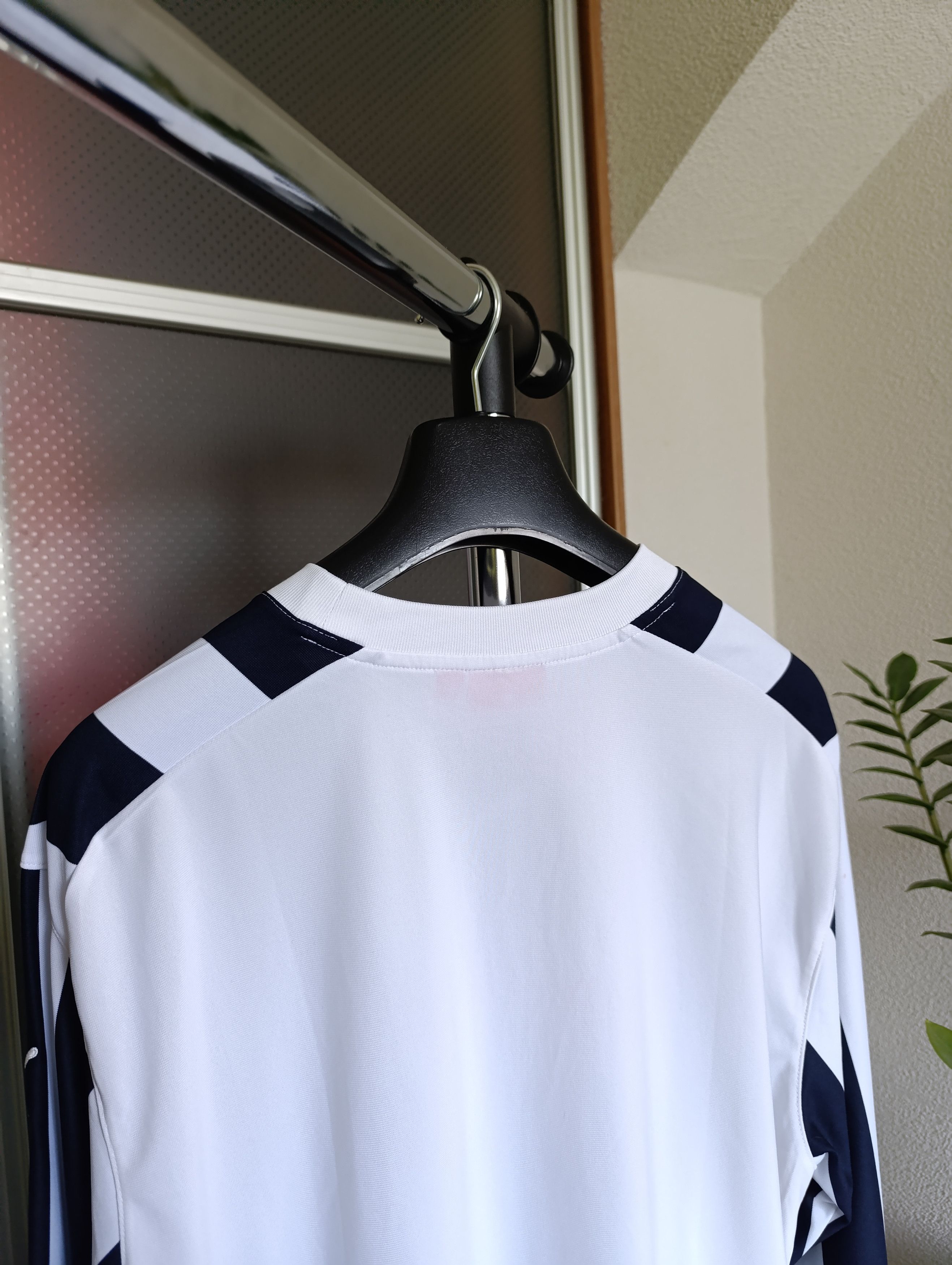 Puma × Vintage PUMA LONG SLEEVE STRIPED SHIRT CREW NECK FOOTBALL JERSEY Size US L / EU 52-54 / 3 - 13 Thumbnail