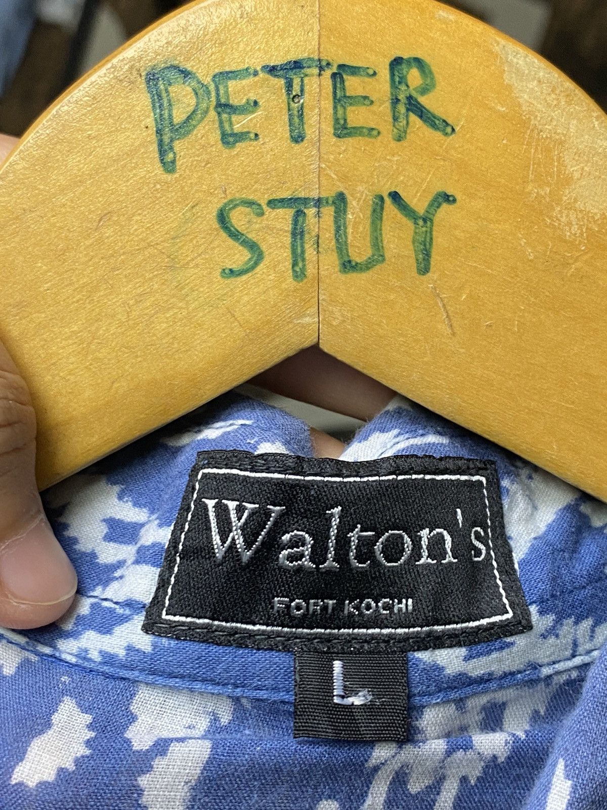 Vintage Vintage Walton’s Fort Kochi Button Up Size US L / EU 52-54 / 3 - 12 Thumbnail