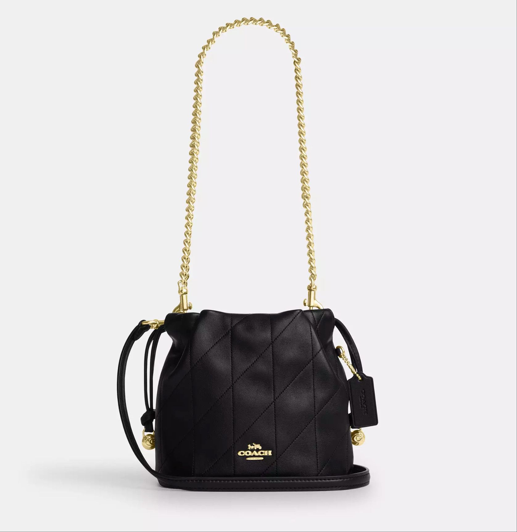 Coach Faye Mini Drawstring Bag With Quilting CDB69 Size ONE SIZE - 12 Thumbnail