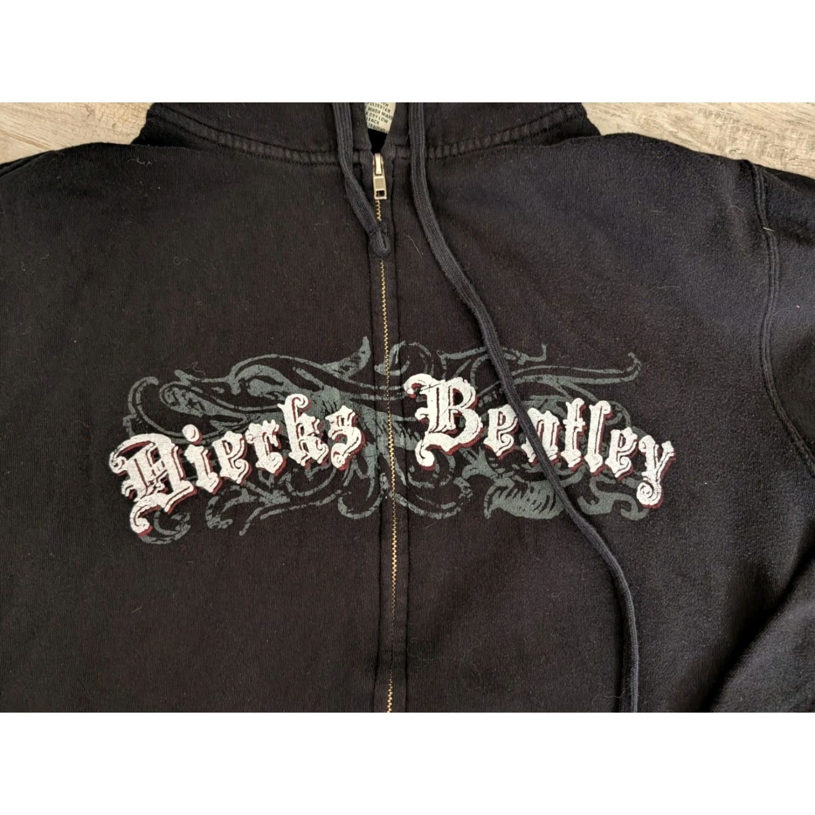 Vintage Dierks Bentley Band Adult M Black Full Zip Hoodie Sweatshirt Jacket Size US M / EU 48-50 / 2 - 2 Thumbnail