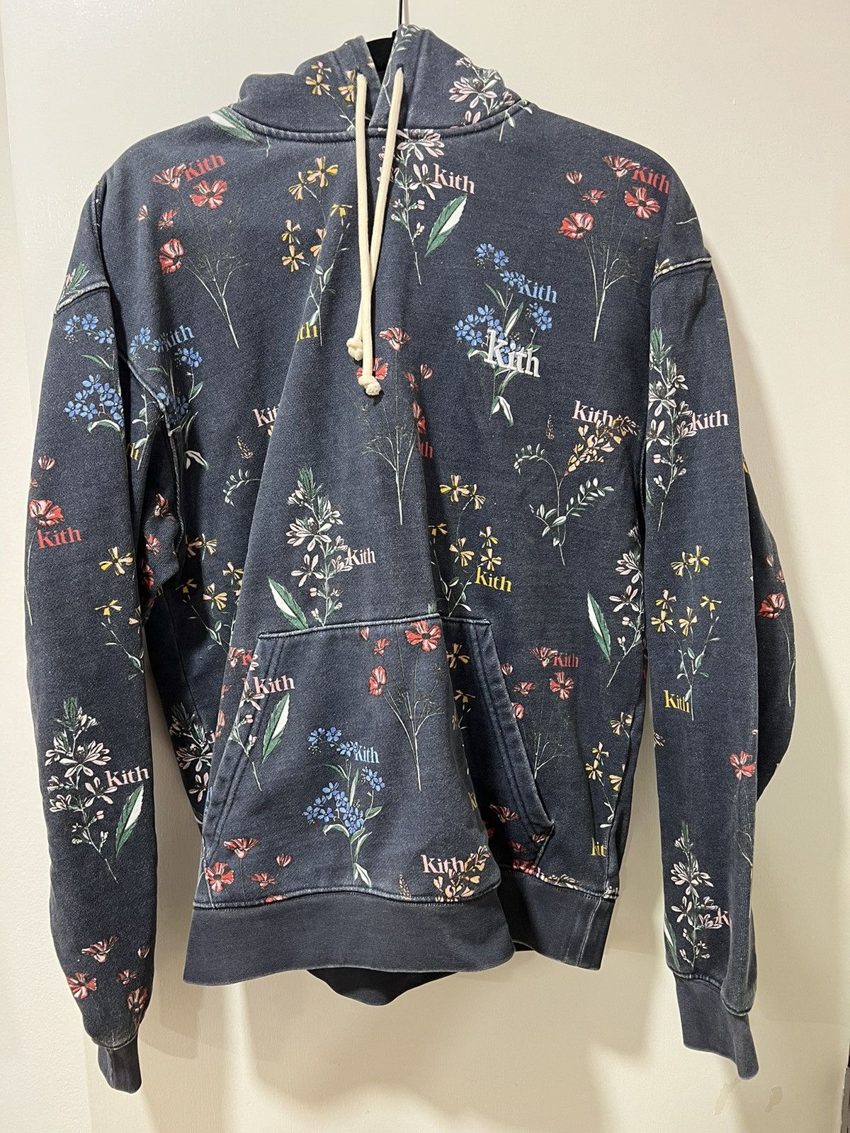 image of Floral Kith Sweatshirt/sweatpants Set in Blue, Men's (Size XS)