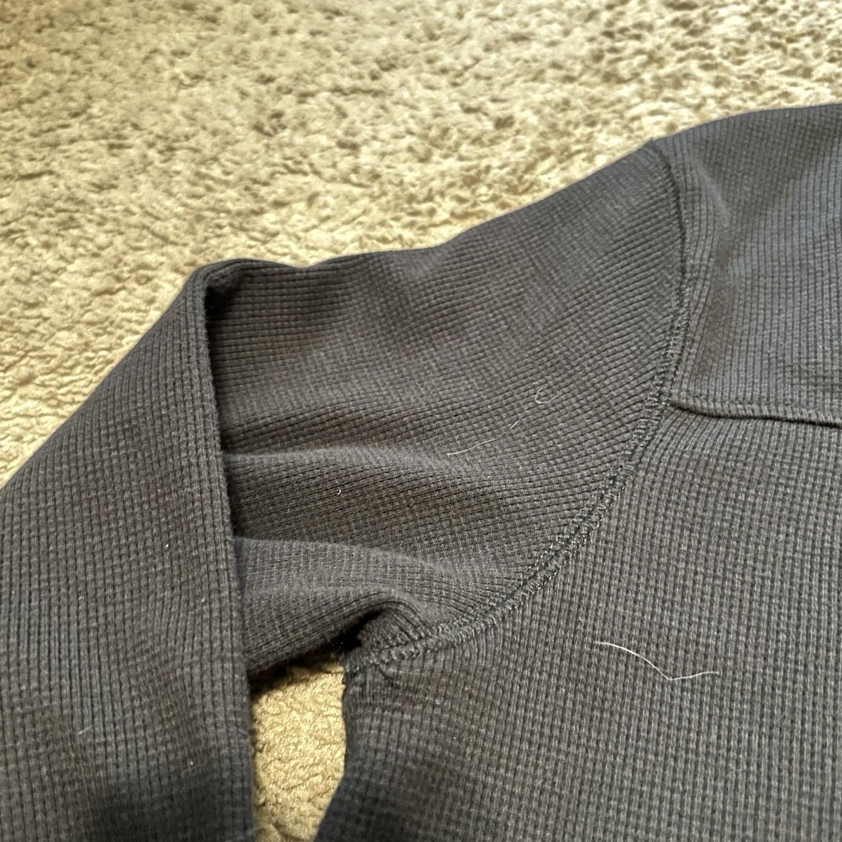 The North Face The North Face Terrain Waffle Henley Shirt Mens Large Black Thermal All Seasons Outdoors Outdoors Hiking Size US L / EU 52-54 / 3 - 5 Thumbnail