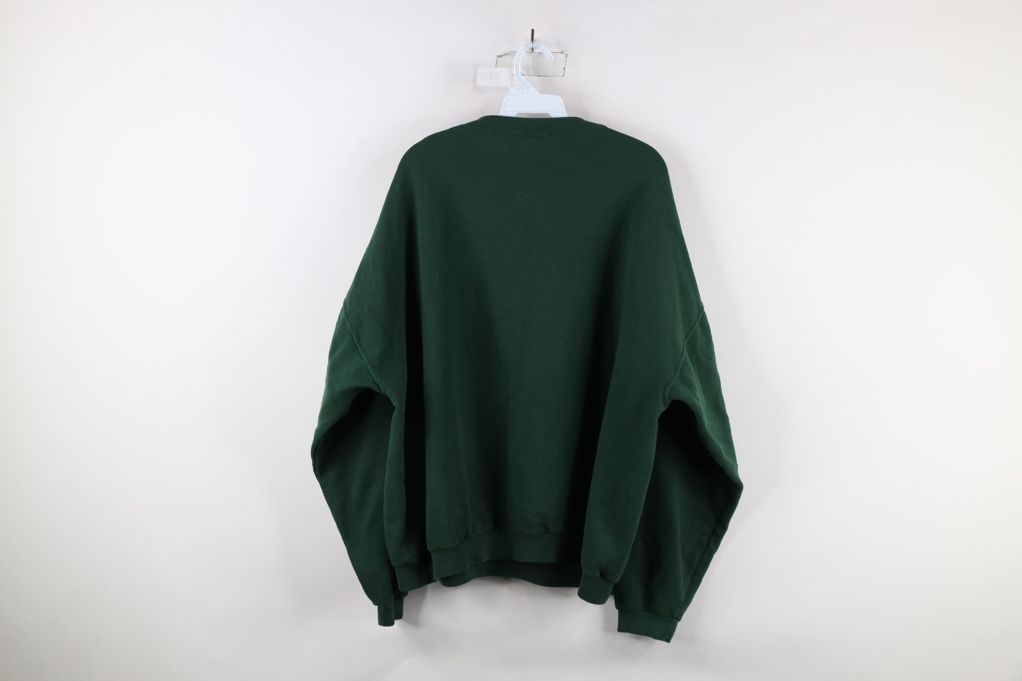 Vintage Vintage 90s Streetwear Out Deer Hunting Sweatshirt Green Size US XXL / EU 58 / 5 - 7 Thumbnail