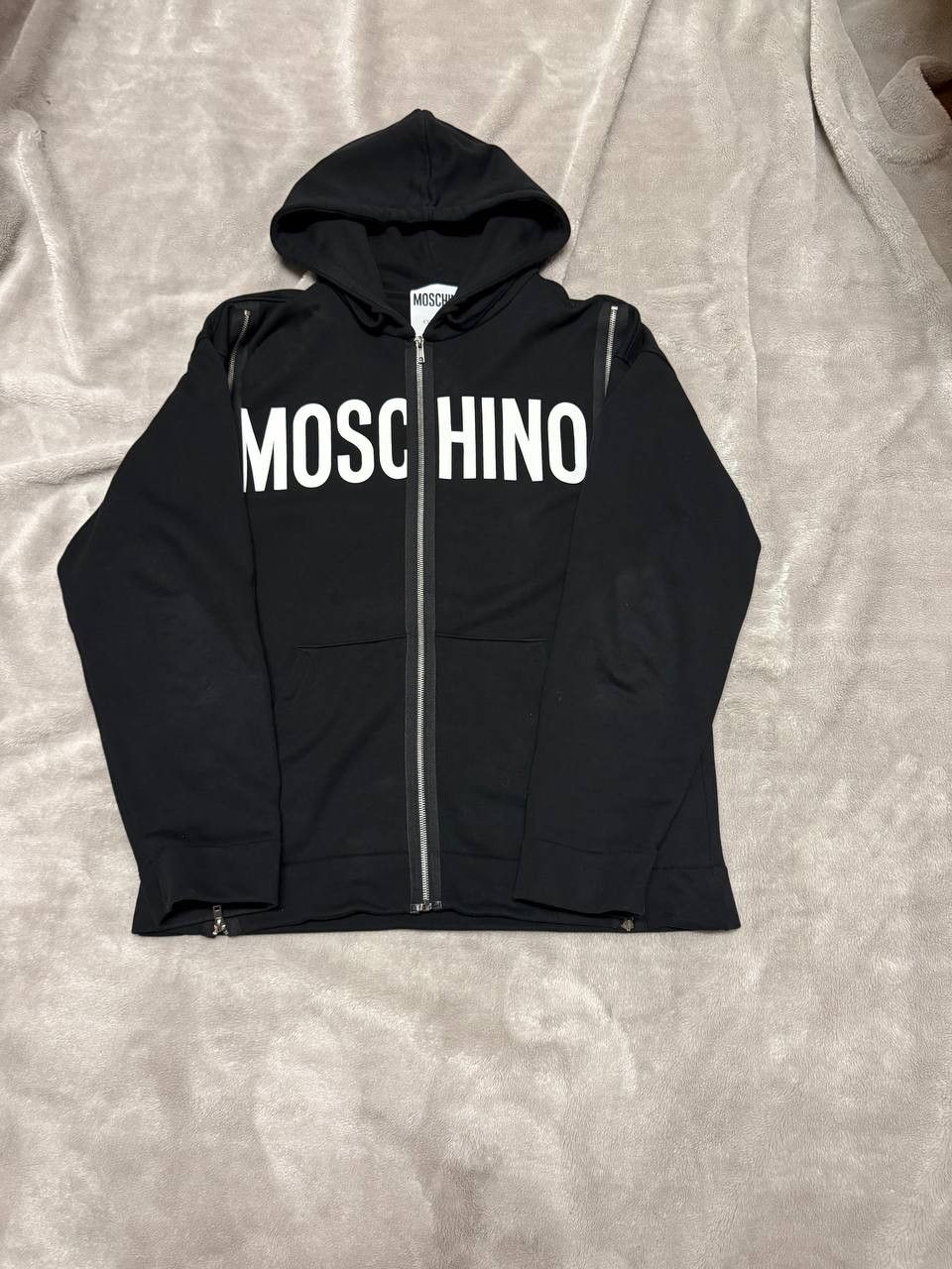 Moschino Moschino zip hoodie double zip Size US L / EU 52-54 / 3 - 1 Thumbnail