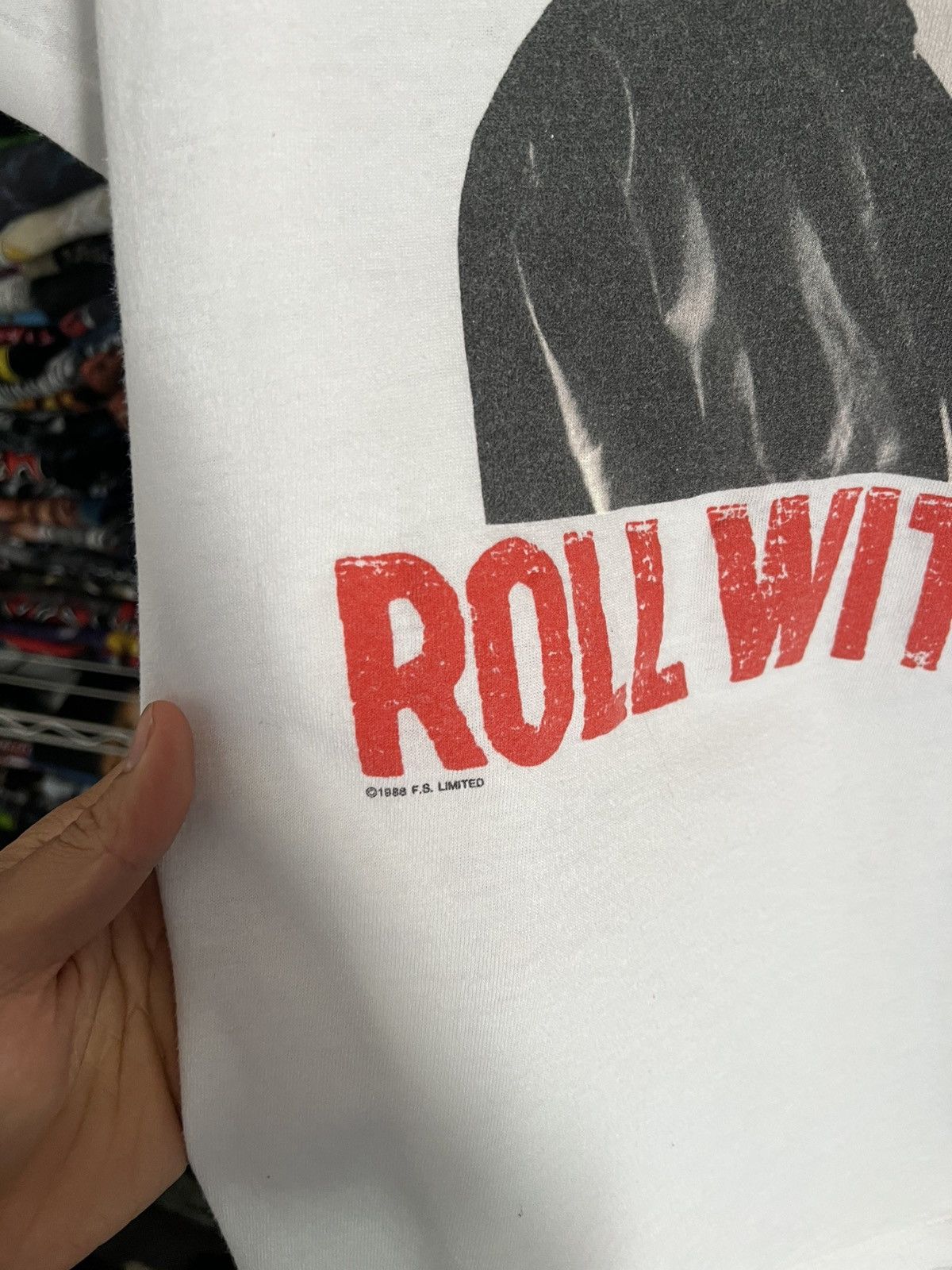 Band Tees 1988 Steve Winwood Roll With It Tour 80s Tee Single Stitch Size US L / EU 52-54 / 3 - 4 Thumbnail