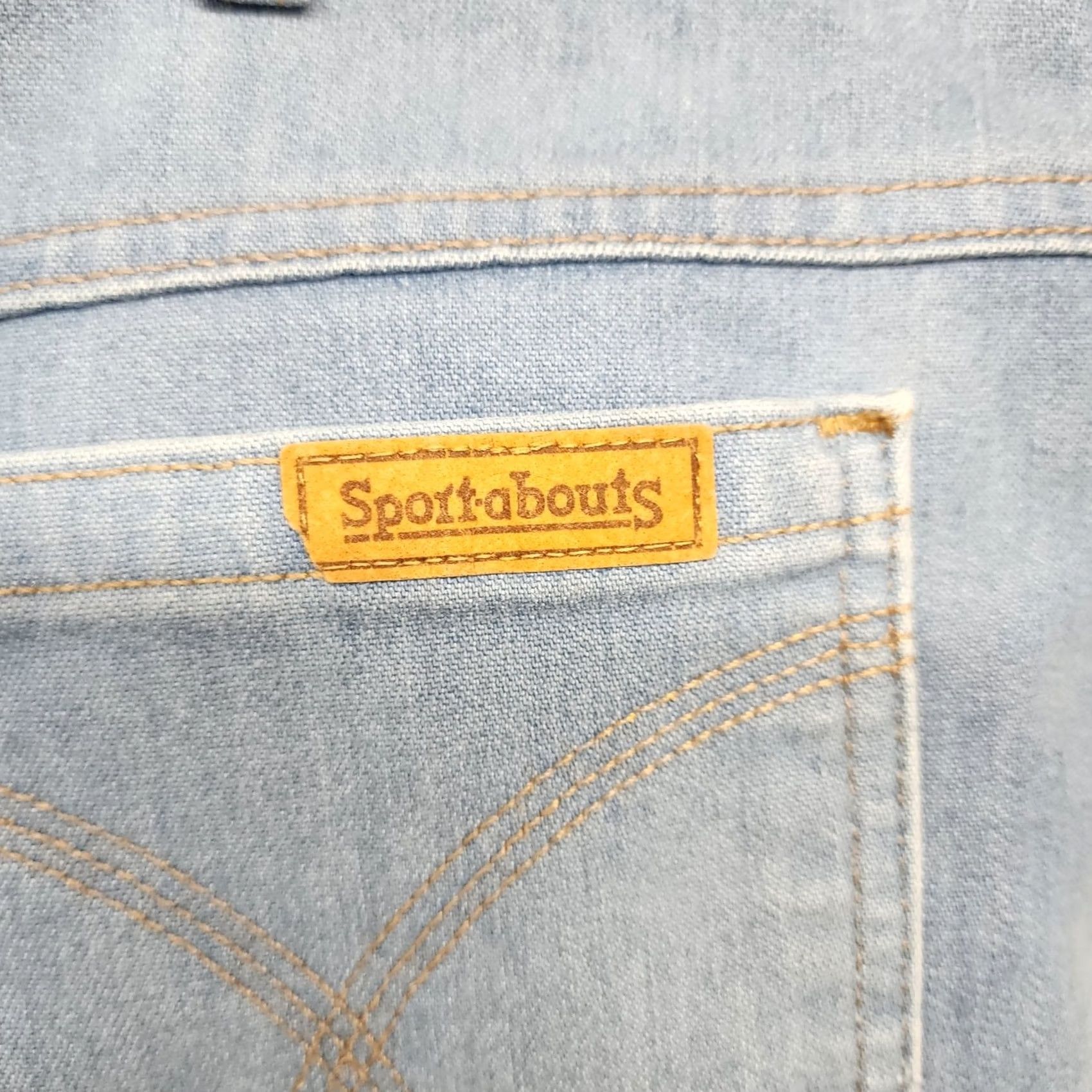 Vintage VINTAGE Sport-a-bouts Bermuda Denim Shorts 36 8in Blue Distressed USA Mens Size US 36 / EU 52 - 3 Thumbnail